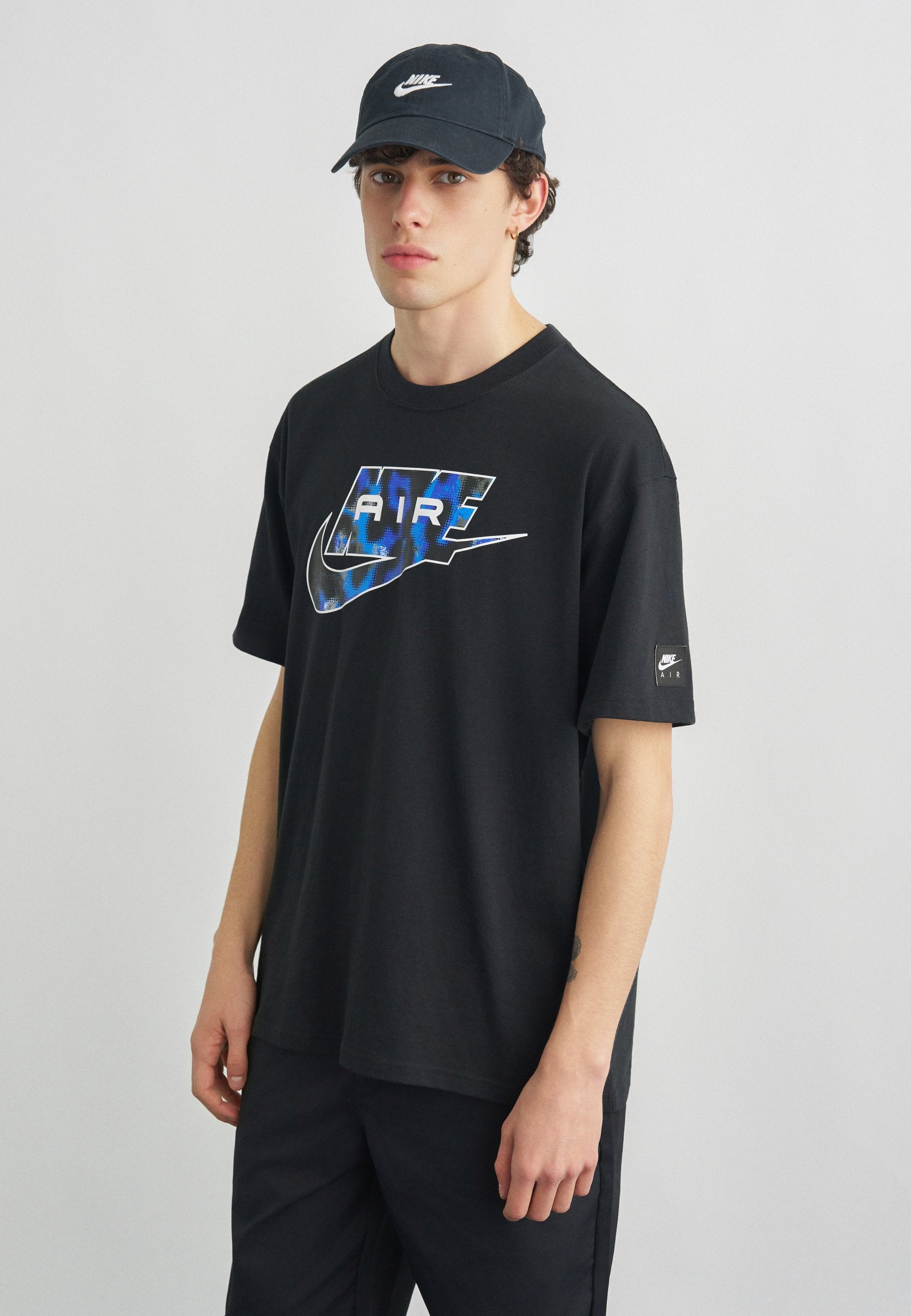 TEE AIR - Print T-shirt - black