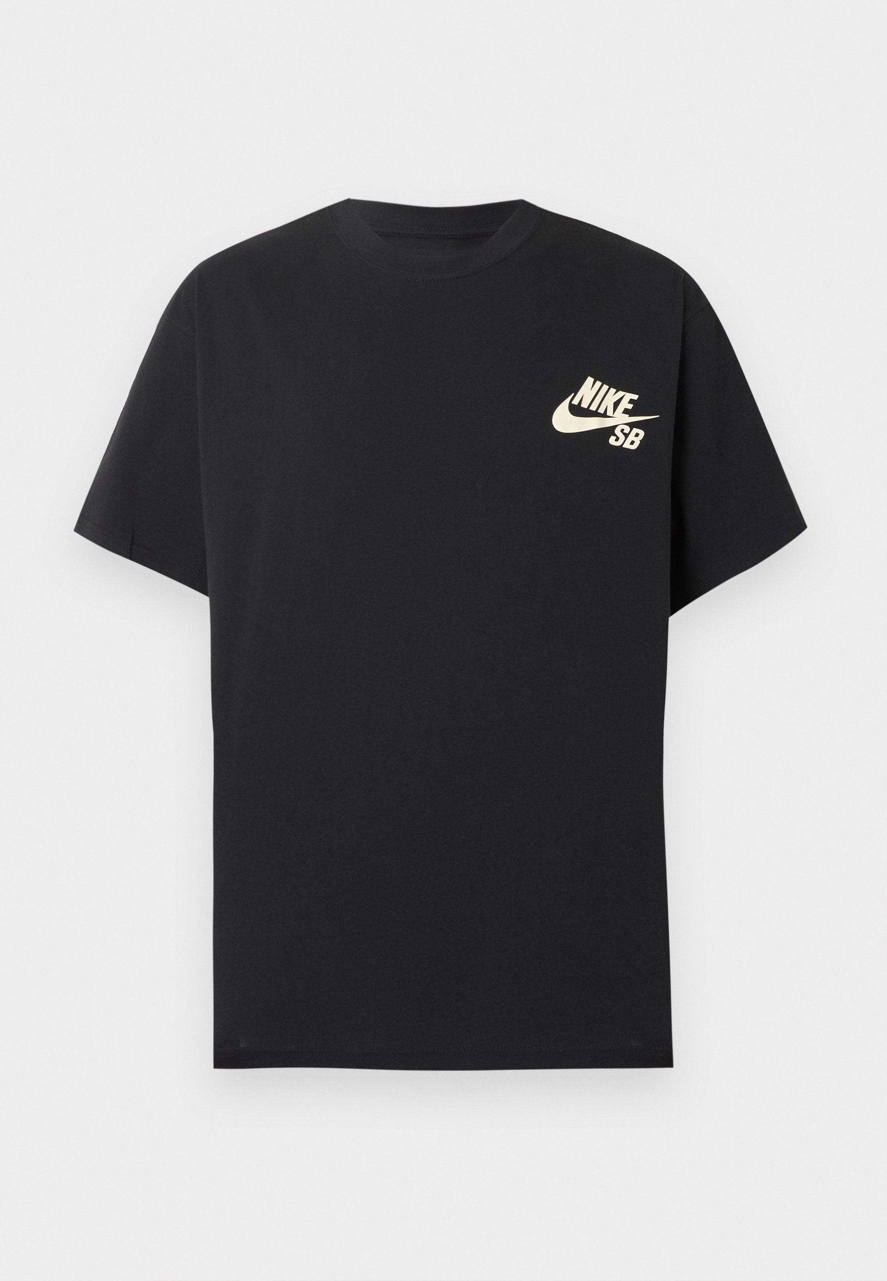 TEE LOGO UNISEXE - T-shirt basique - noir/lait de coco