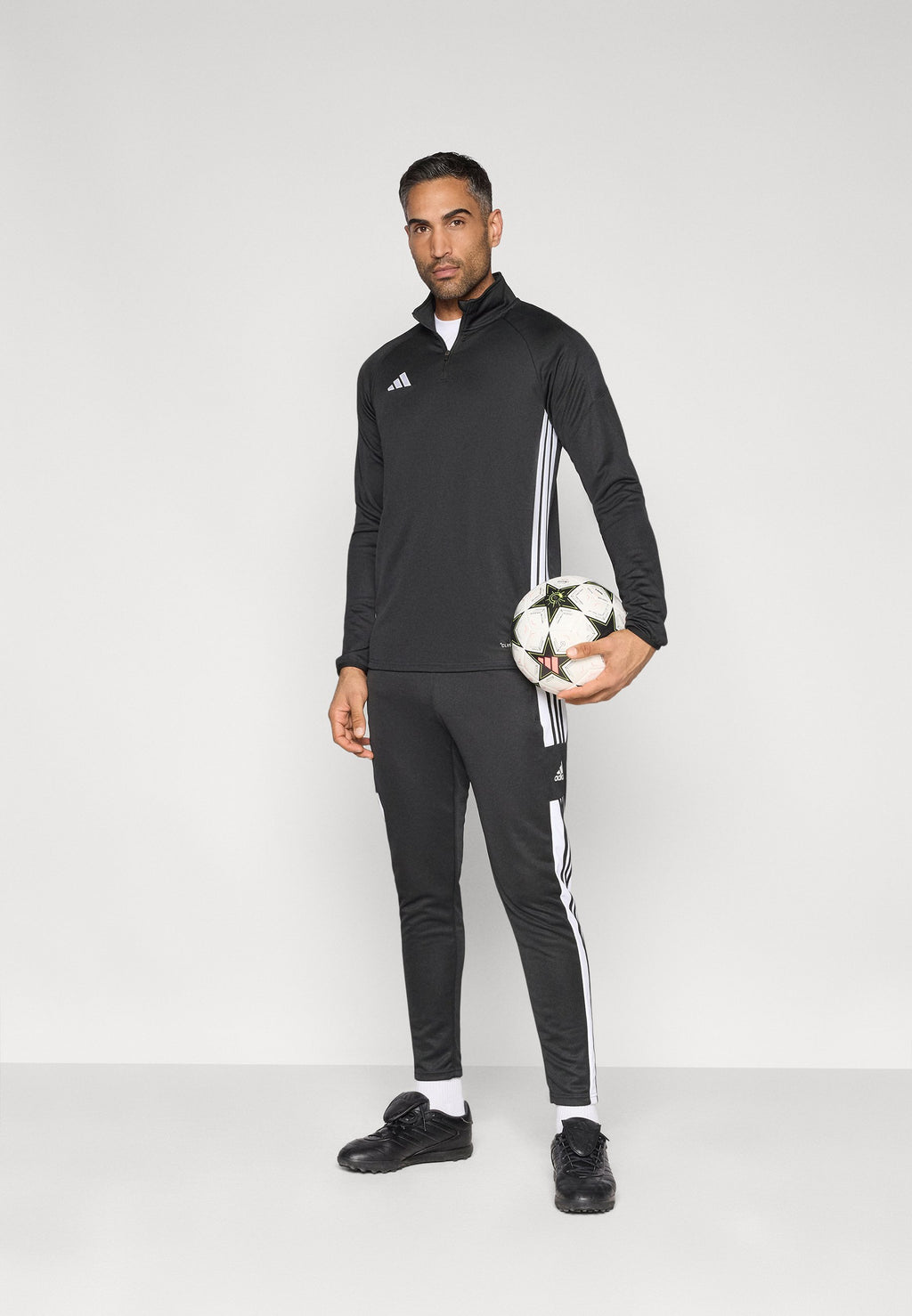 TIRO 26 ESSENTIALS TRAINING TOP - Long sleeved top - black/white