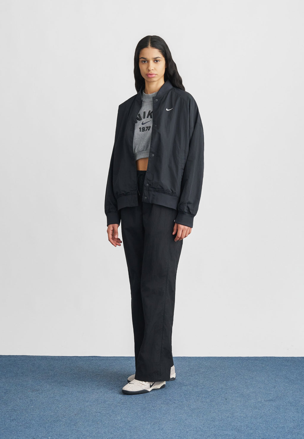STREET VARSITY JACKET - Light jacket - black