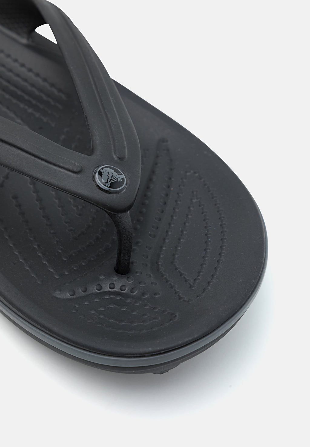 CROCBAND FLIP UNISEX - Pool shoes - black/slate grey