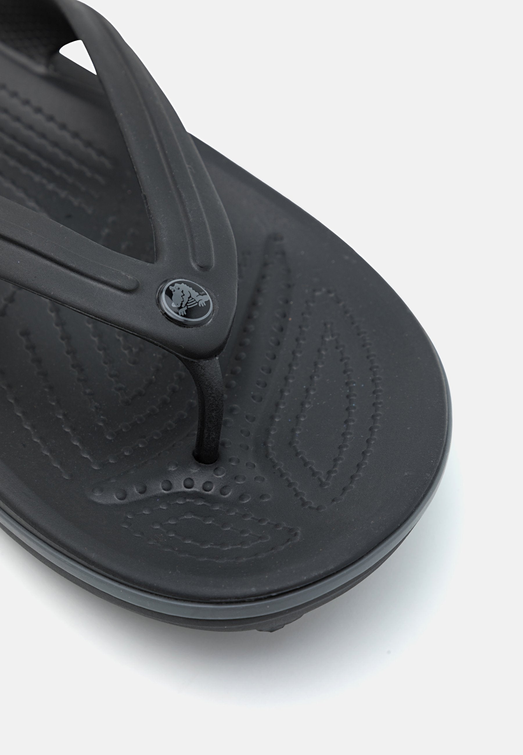 CROCBAND FLIP UNISEX - Pool shoes - black/slate grey