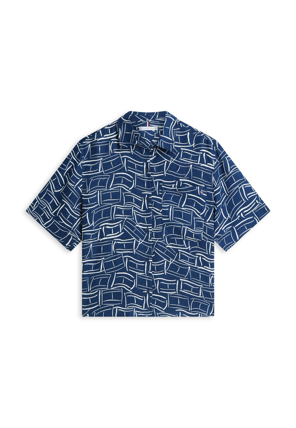 Button-down blouse - dark night navy