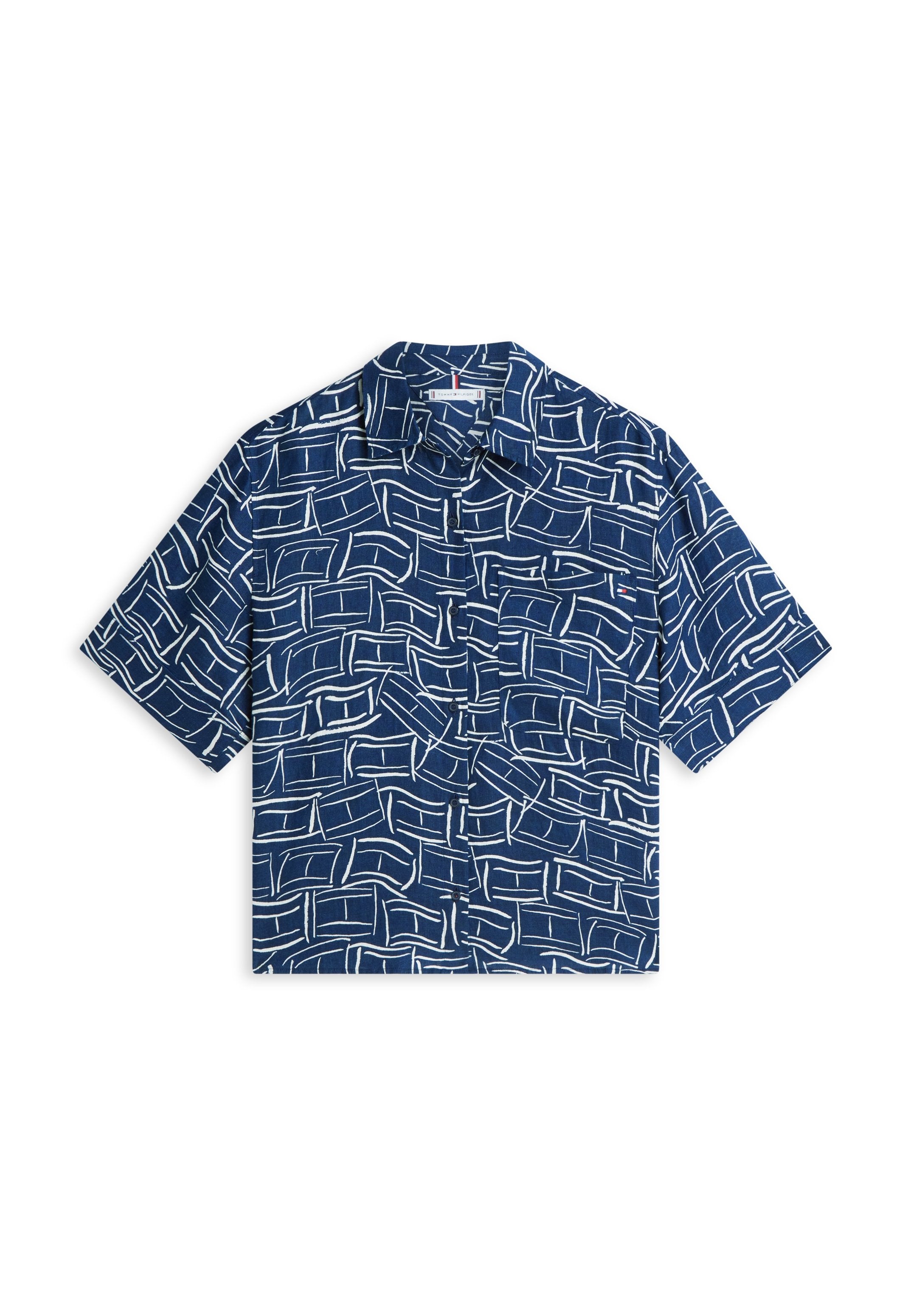 Button-down blouse - dark night navy