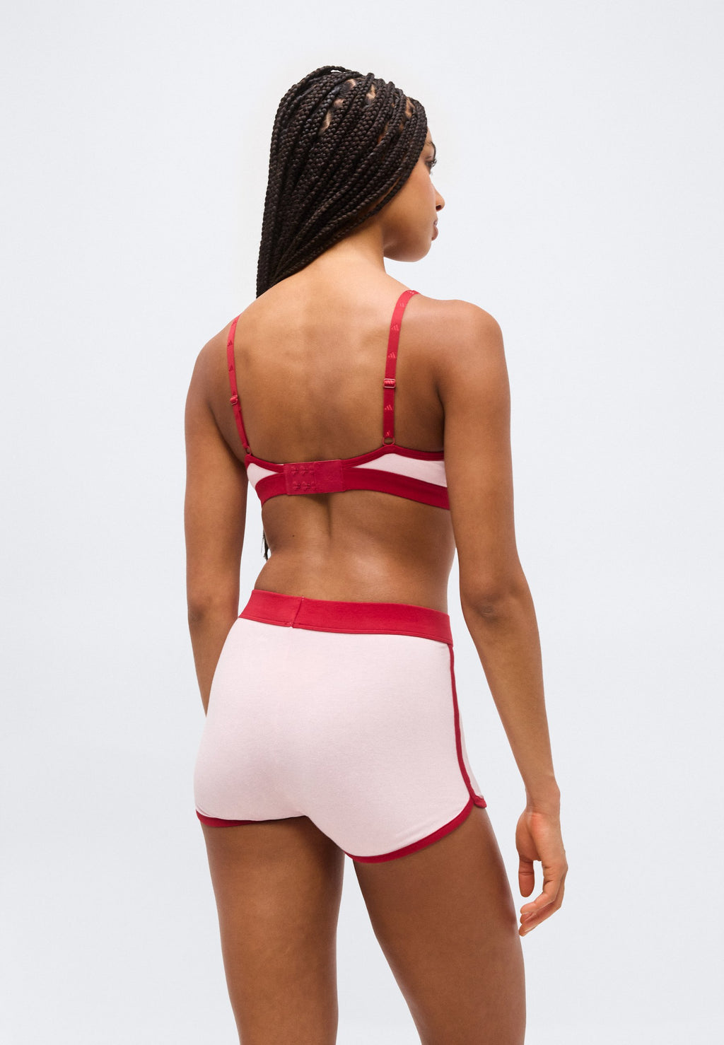 Boyshorts - clear pink