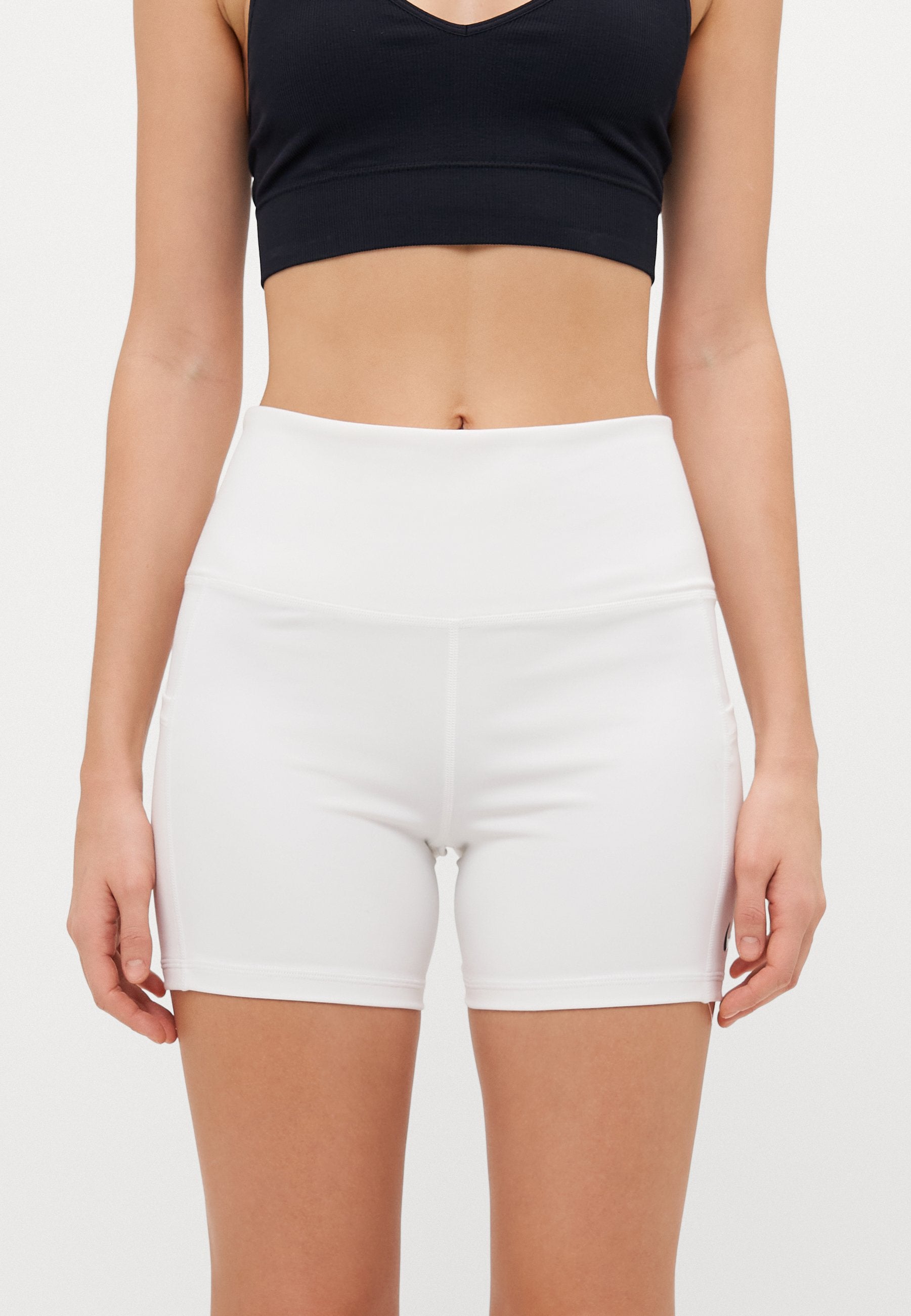 BALL SHORT - Leggings - white