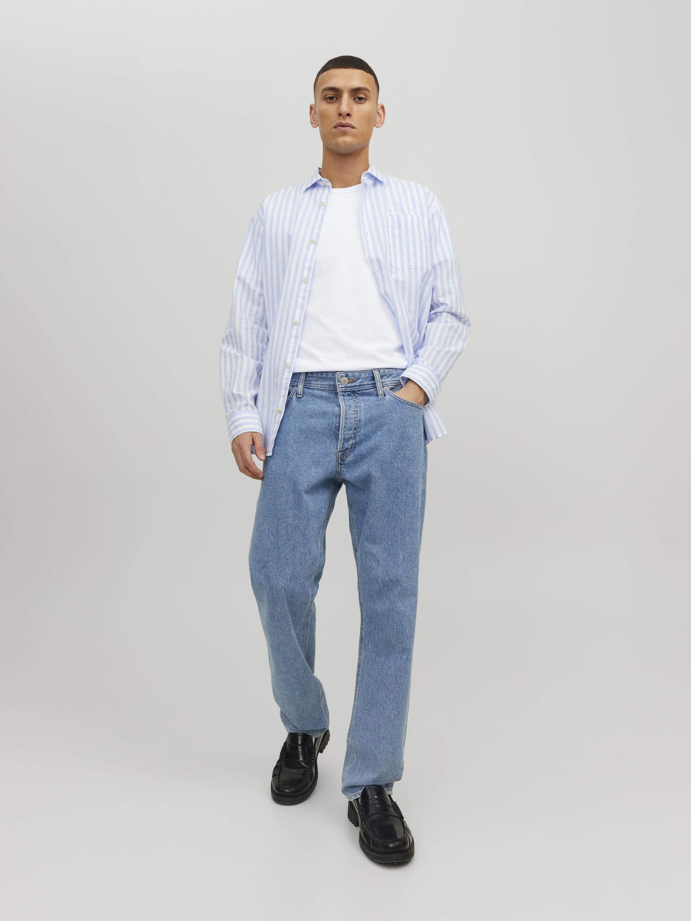 BASIC O-NECK TEE - Basic T-shirt - optical white
