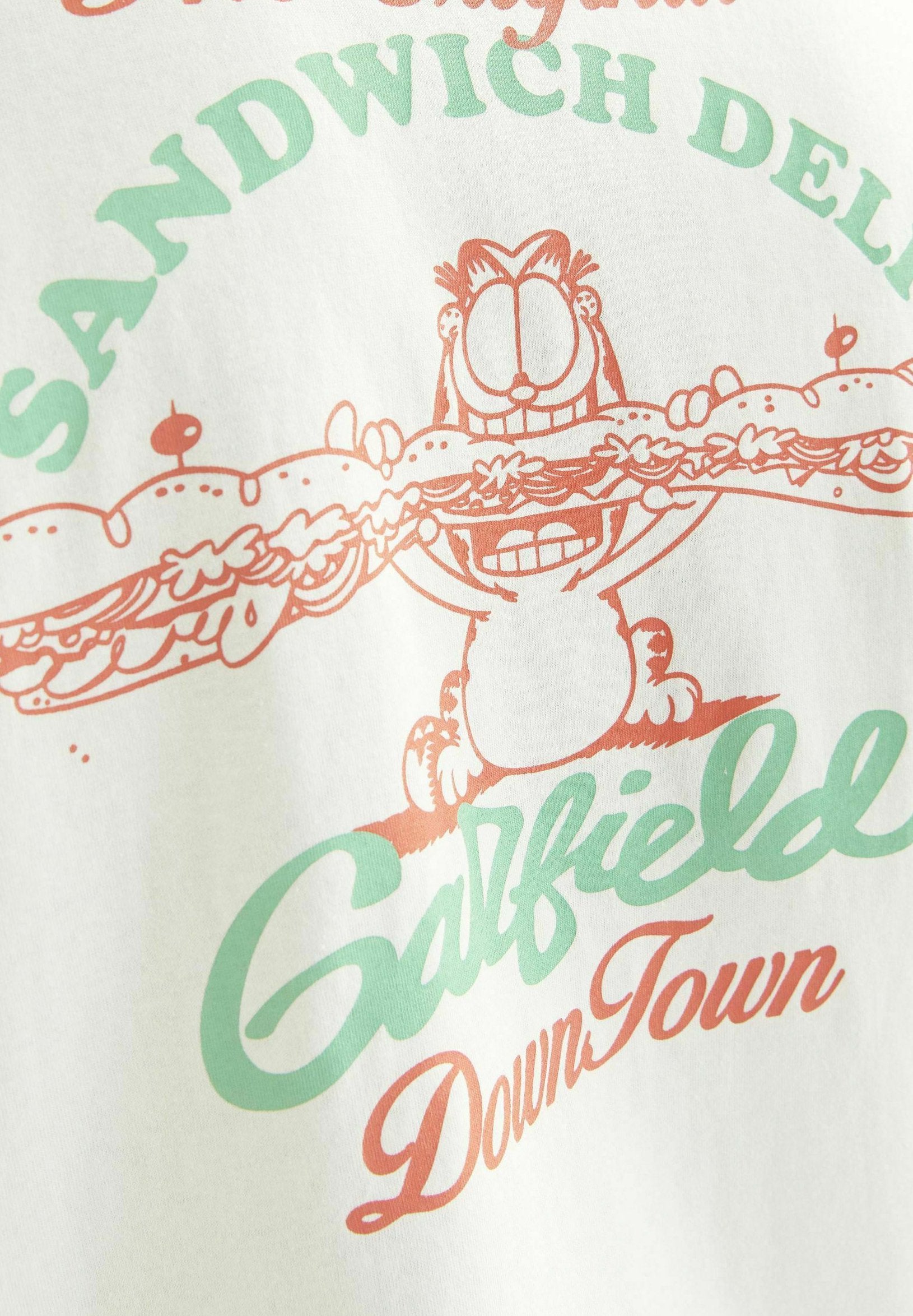 RUNDHALSAUSSCHNITT  - Print T-shirt - white alyssum