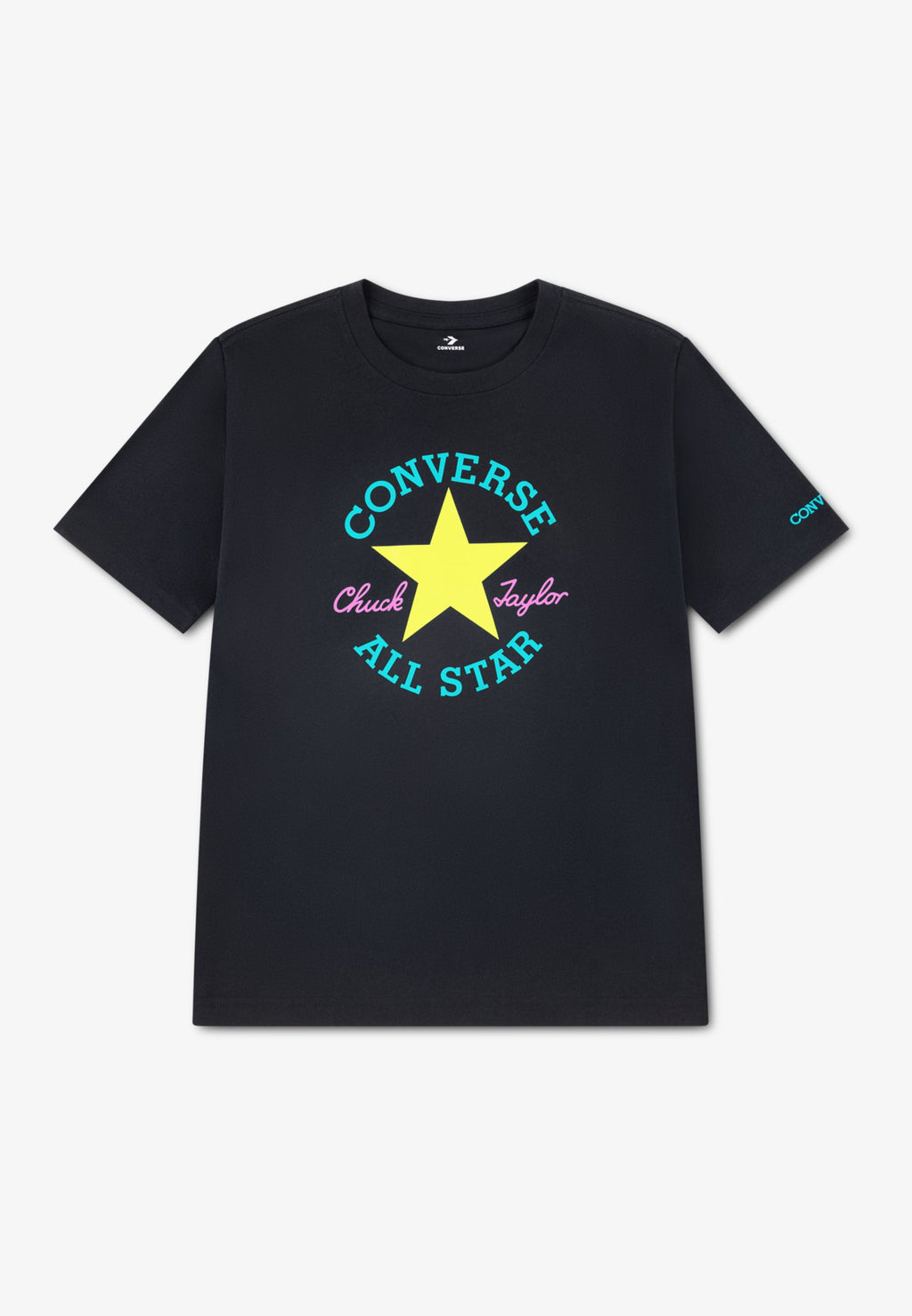 DISSECTED CHUCK PATCH TEE - Print T-shirt - black/neon mantis