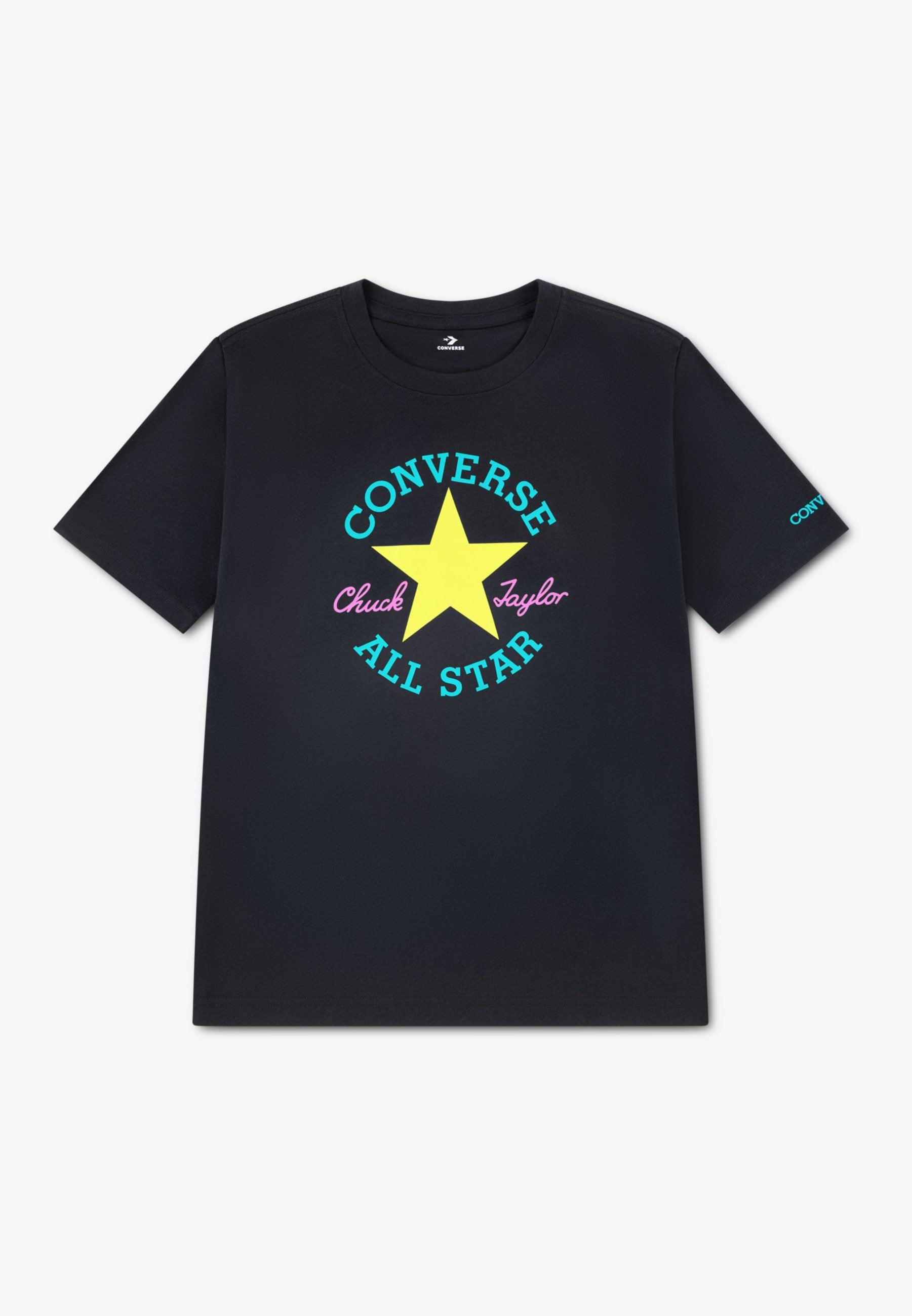 DISSECTED CHUCK PATCH TEE - Print T-shirt - black/neon mantis