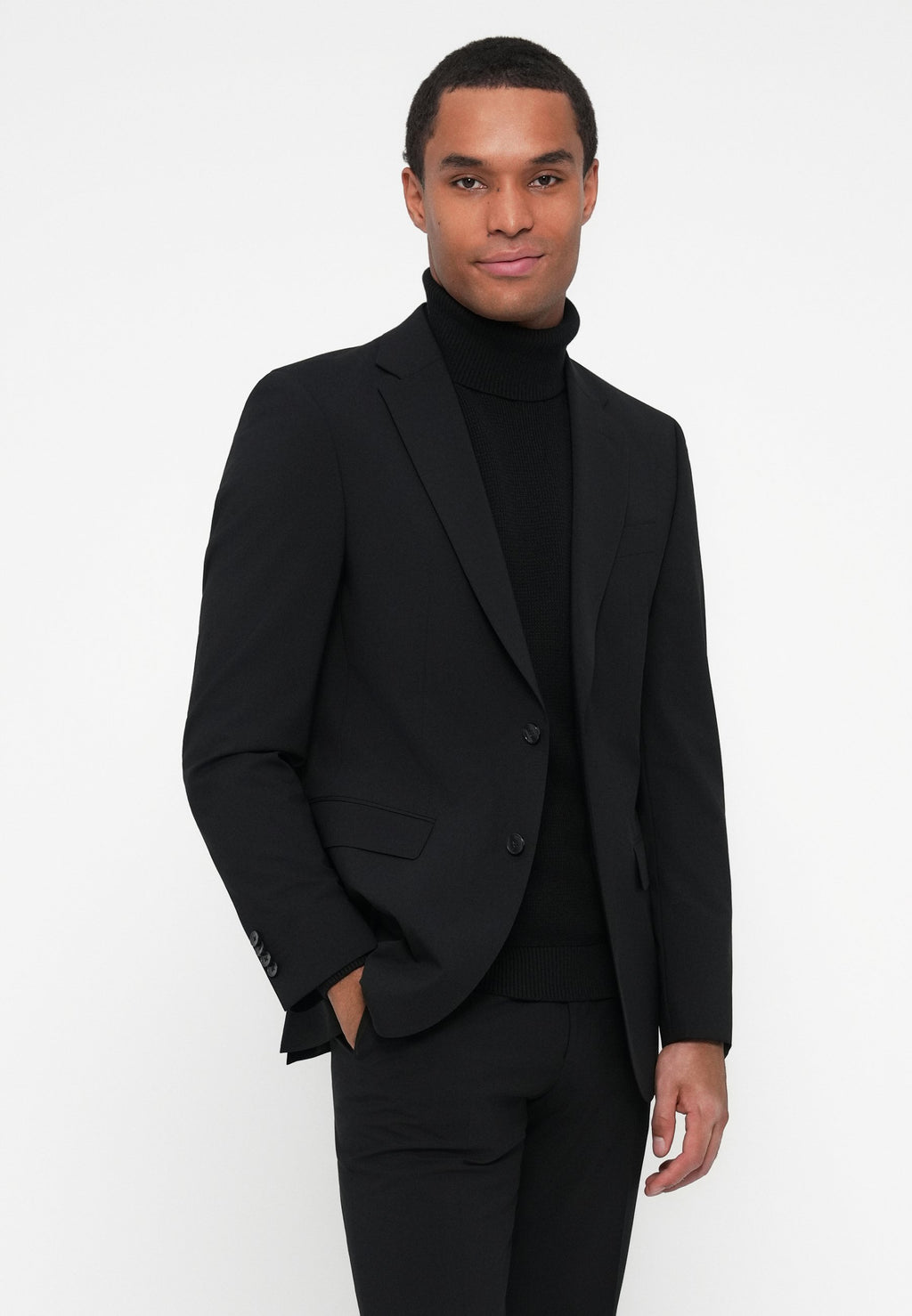 LEON - Trousers - black