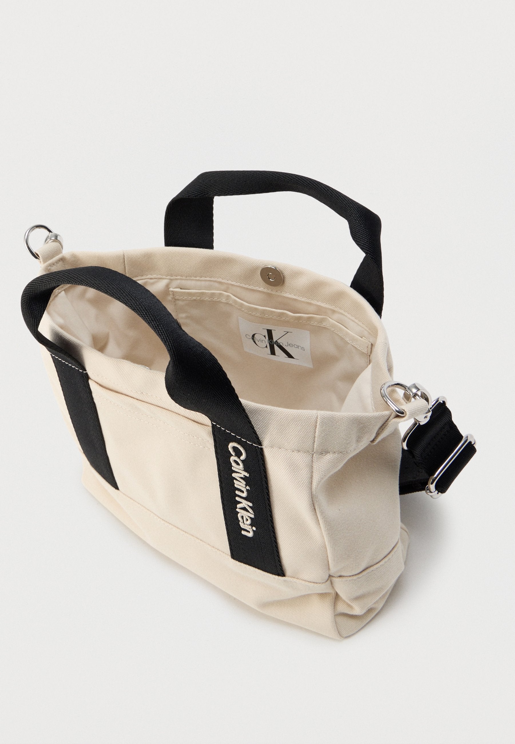 COLOUR BLOCK UNISEX - Handbag - oatmeal