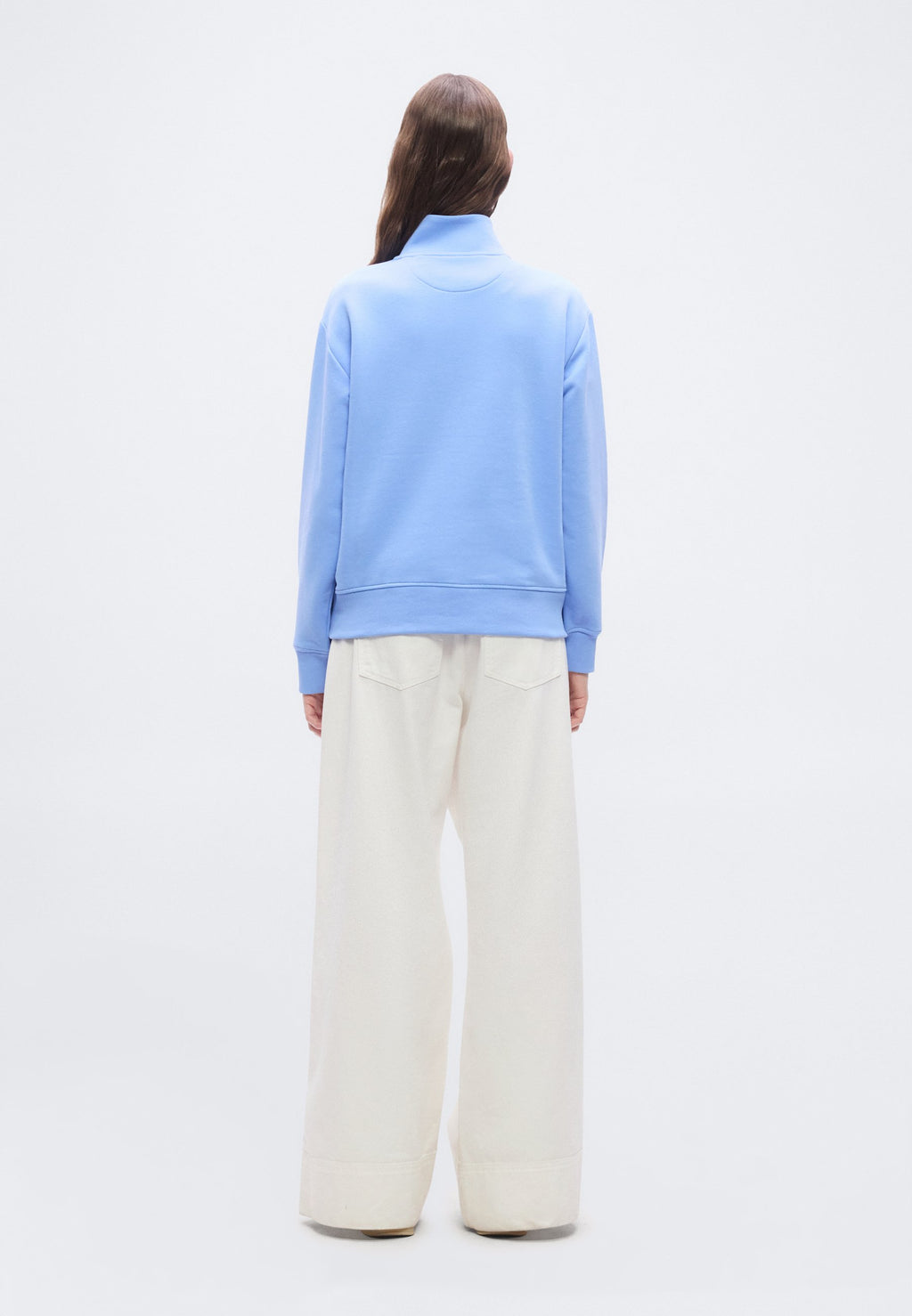 Zip-up sweatshirt - palace blue