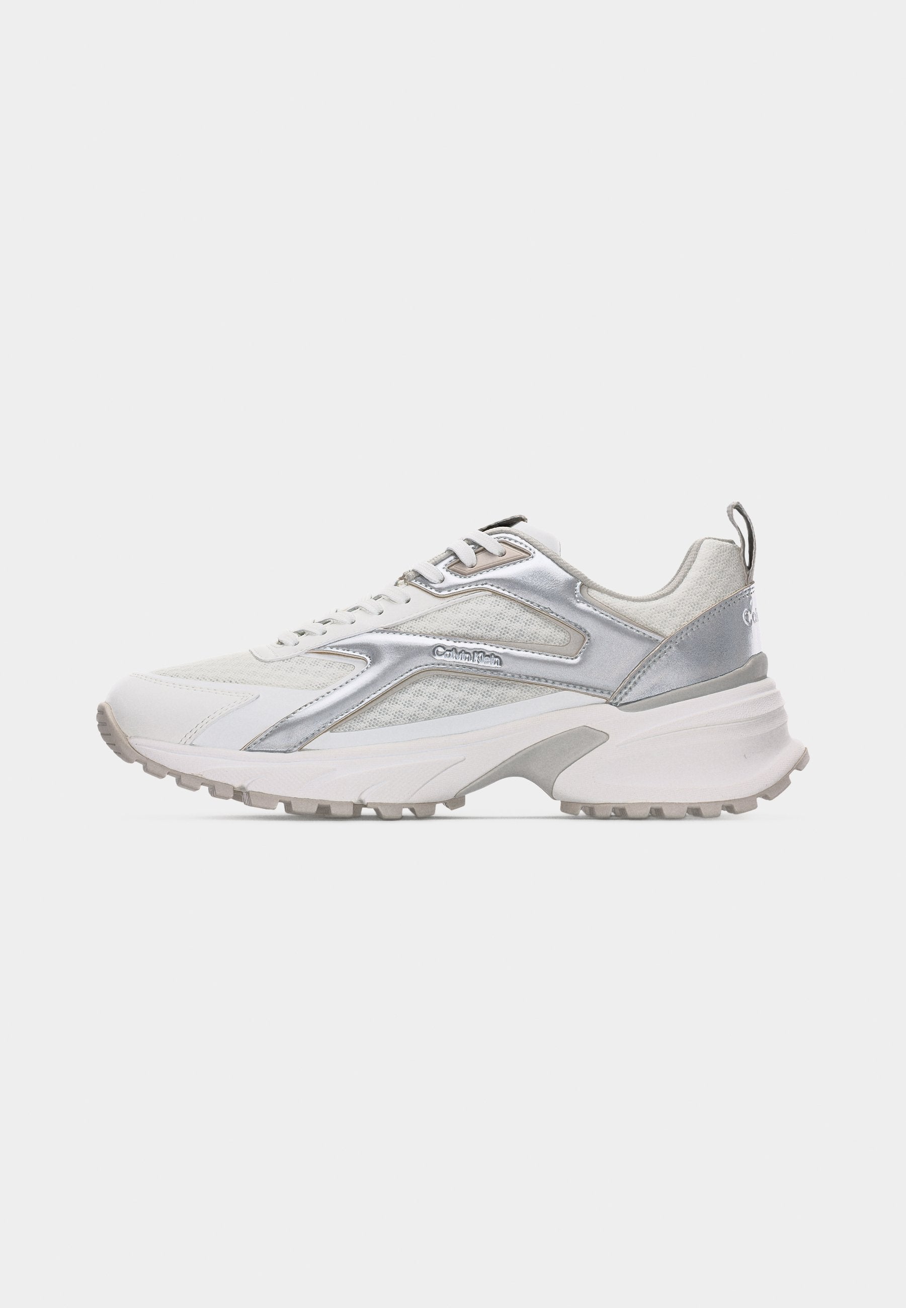 HIKE RUN - Trainers - bright white/silver-coloured