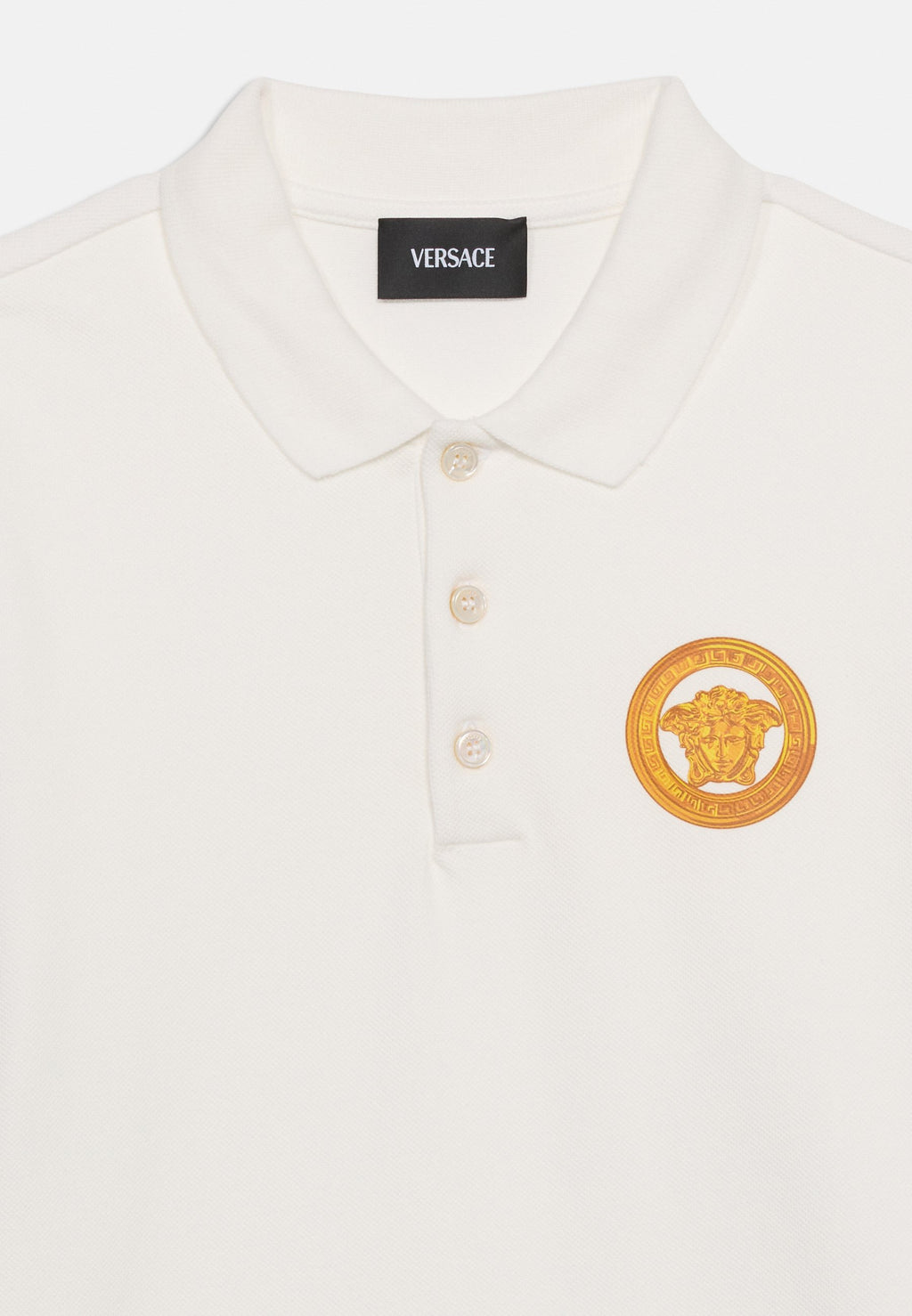 MEDUSA UNISEX - Polo shirt - white/gold-coloured