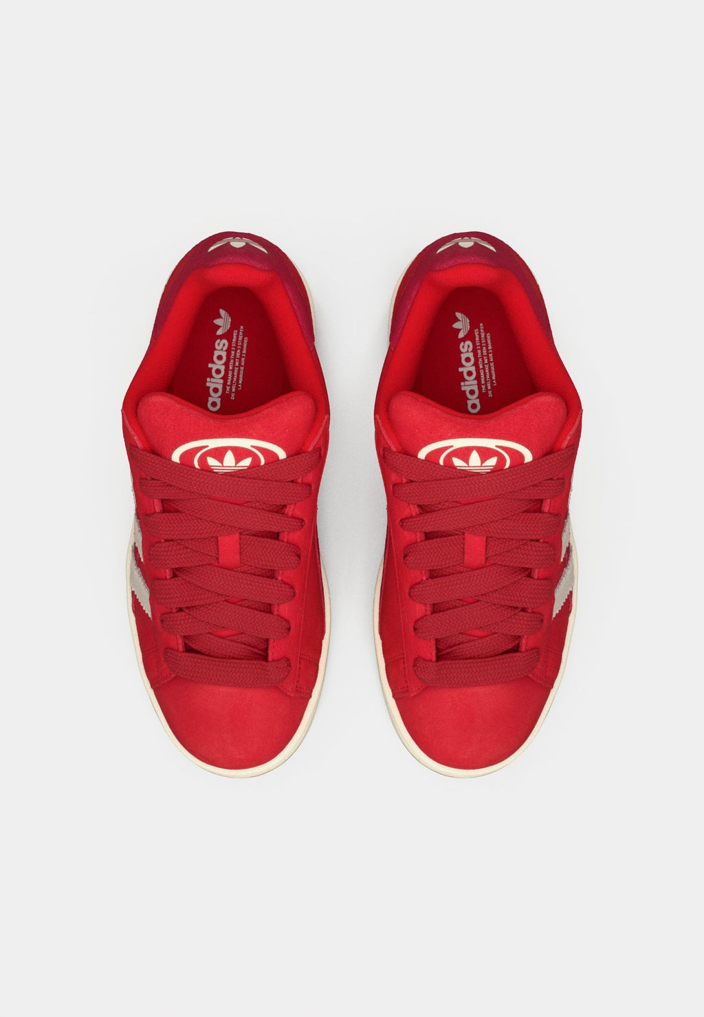 CAMPUS 00S TWIST - Kaykay ayakkabıları - better scarlet/off white/team victory red