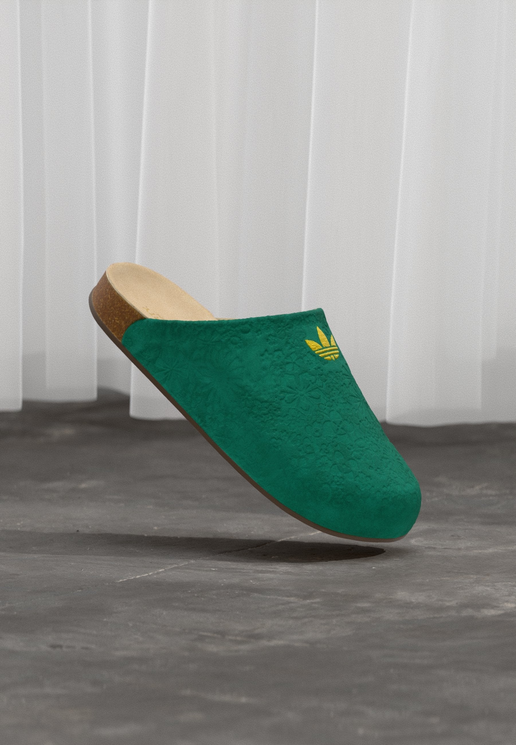 ADIMULE W X LIBERTY - Chaussons - vert vif/jaune éqt