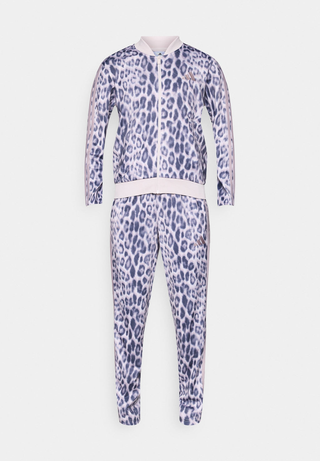 ESSENTIALS 3 STRIPES ANIMAL AOP - Tracksuit - multicolor/ice purple