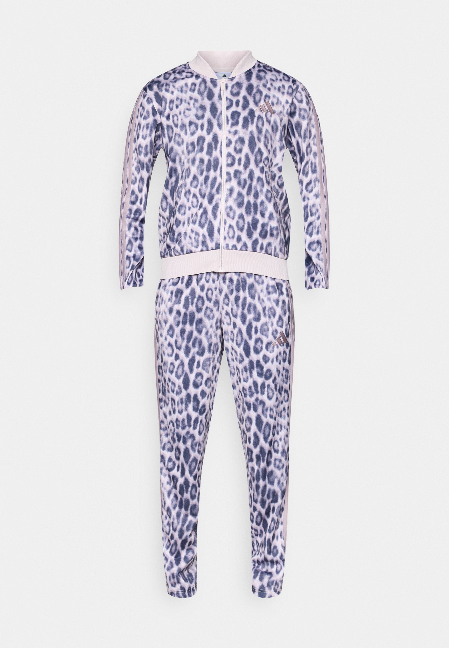 ESSENTIALS 3 STRIPES ANIMAL AOP - Tracksuit - multicolor/ice purple