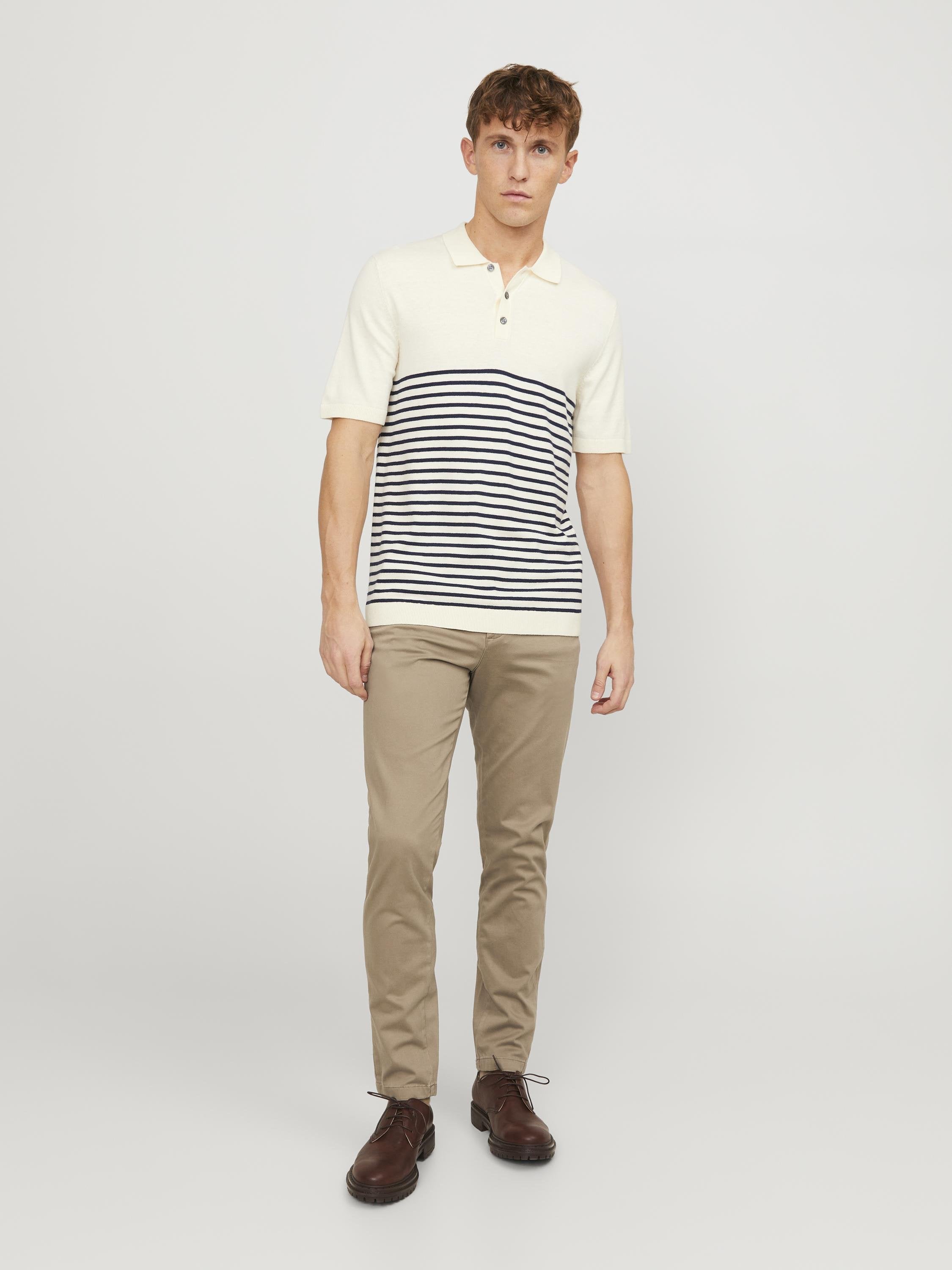 BOWIE SLIM FIT - Chinos - beige