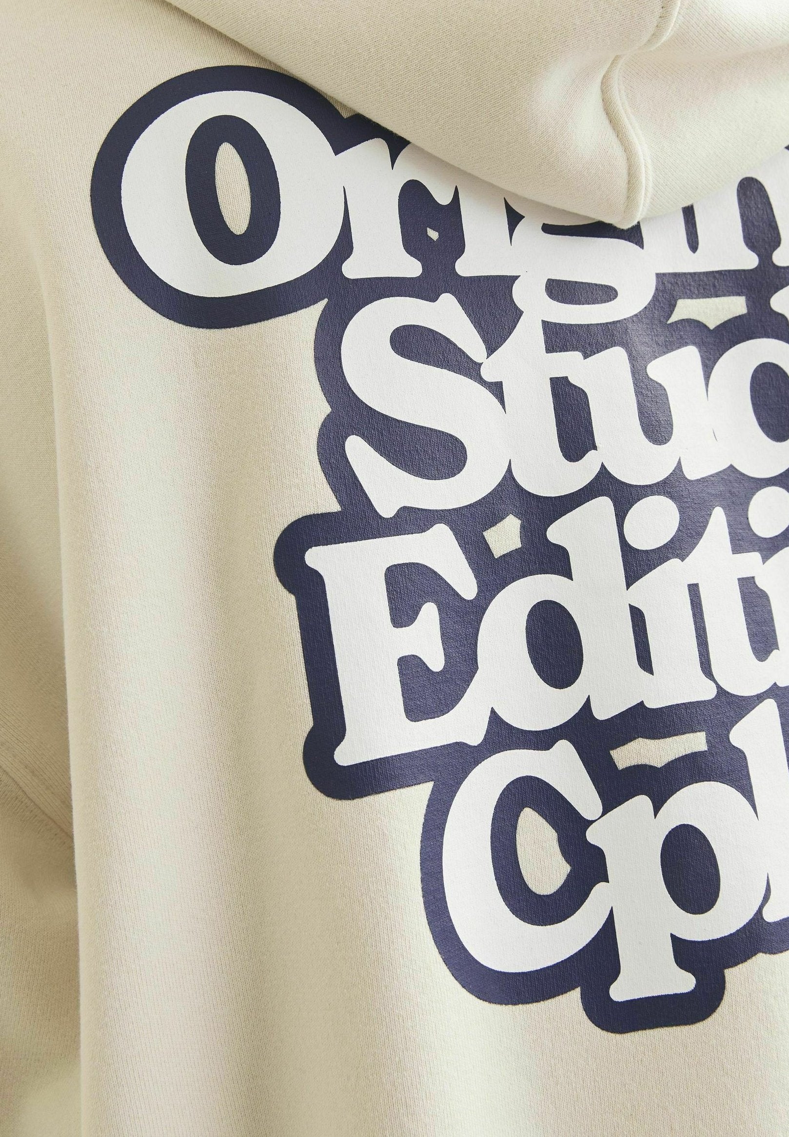 Printed - Hoodie - antique white