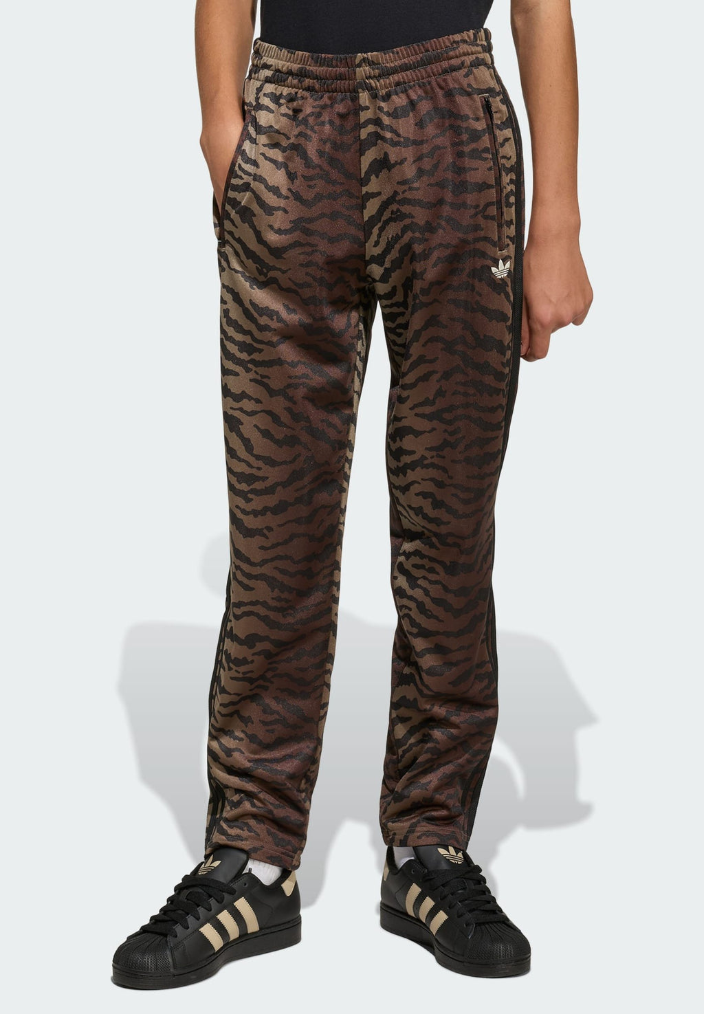 FIREBIRD AOP  - Trousers - night brown