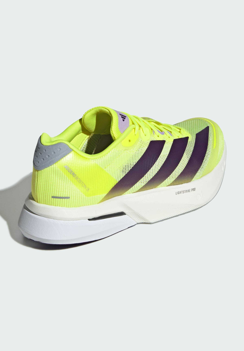 ADIZERO BOSTON 13 M - Road running shoes - solar yellow   aurora plum   powder plum