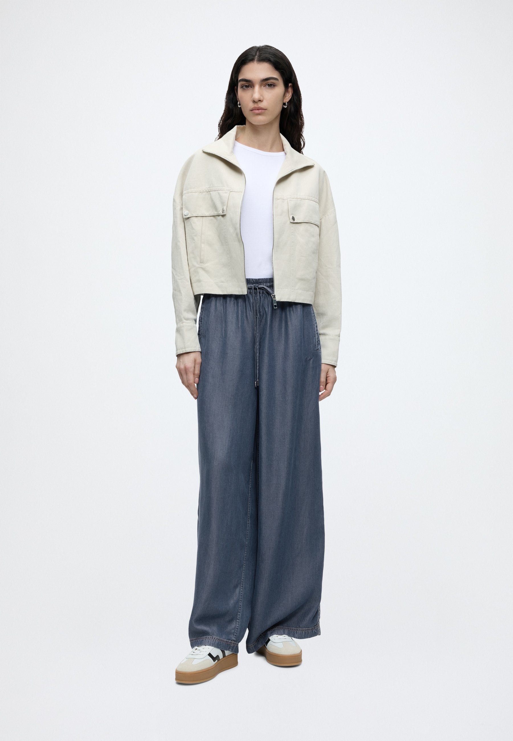 TANELLA - Trousers - medium blue