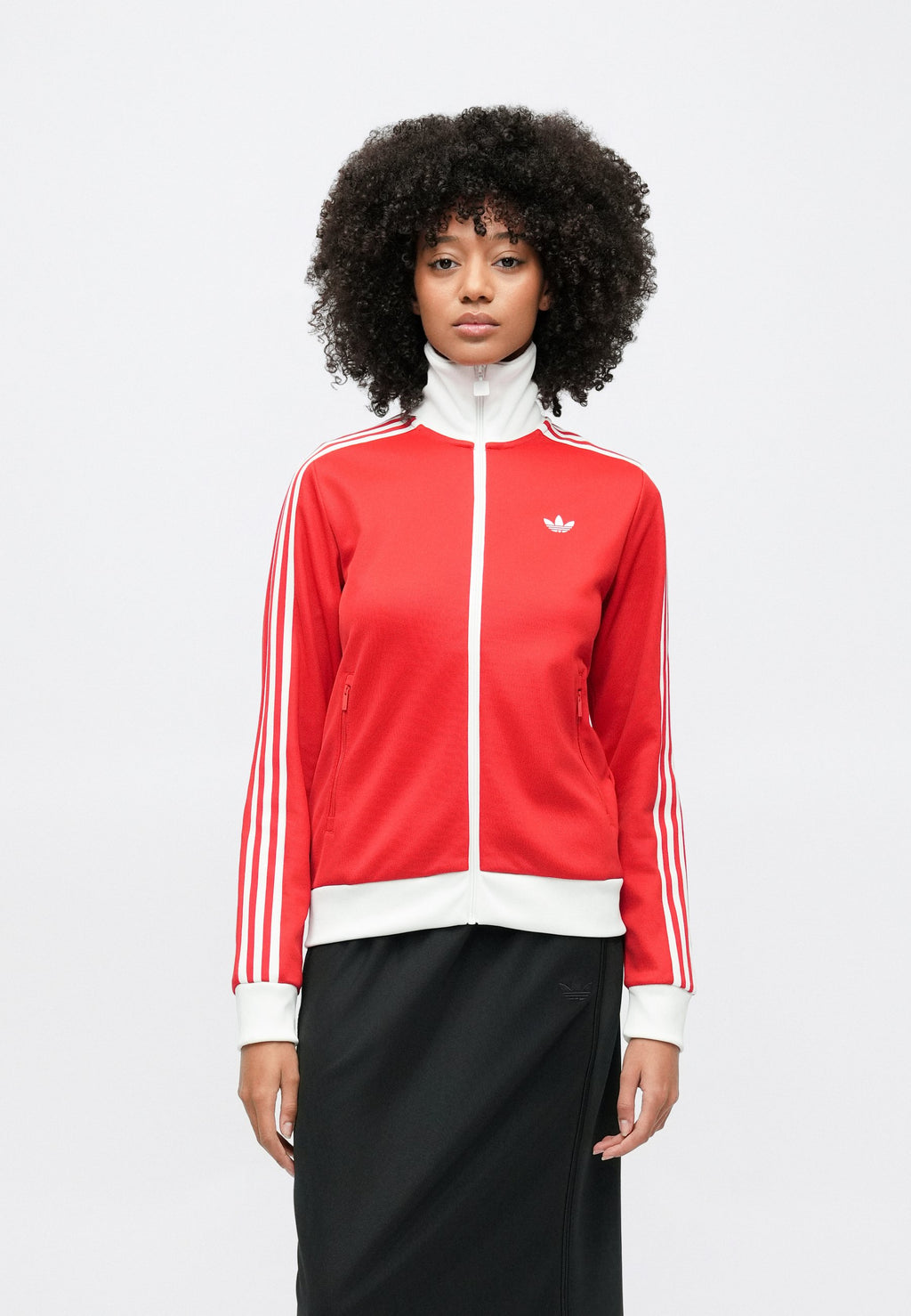 CLASSIC TT - Zip-up sweatshirt - better scarlet/white