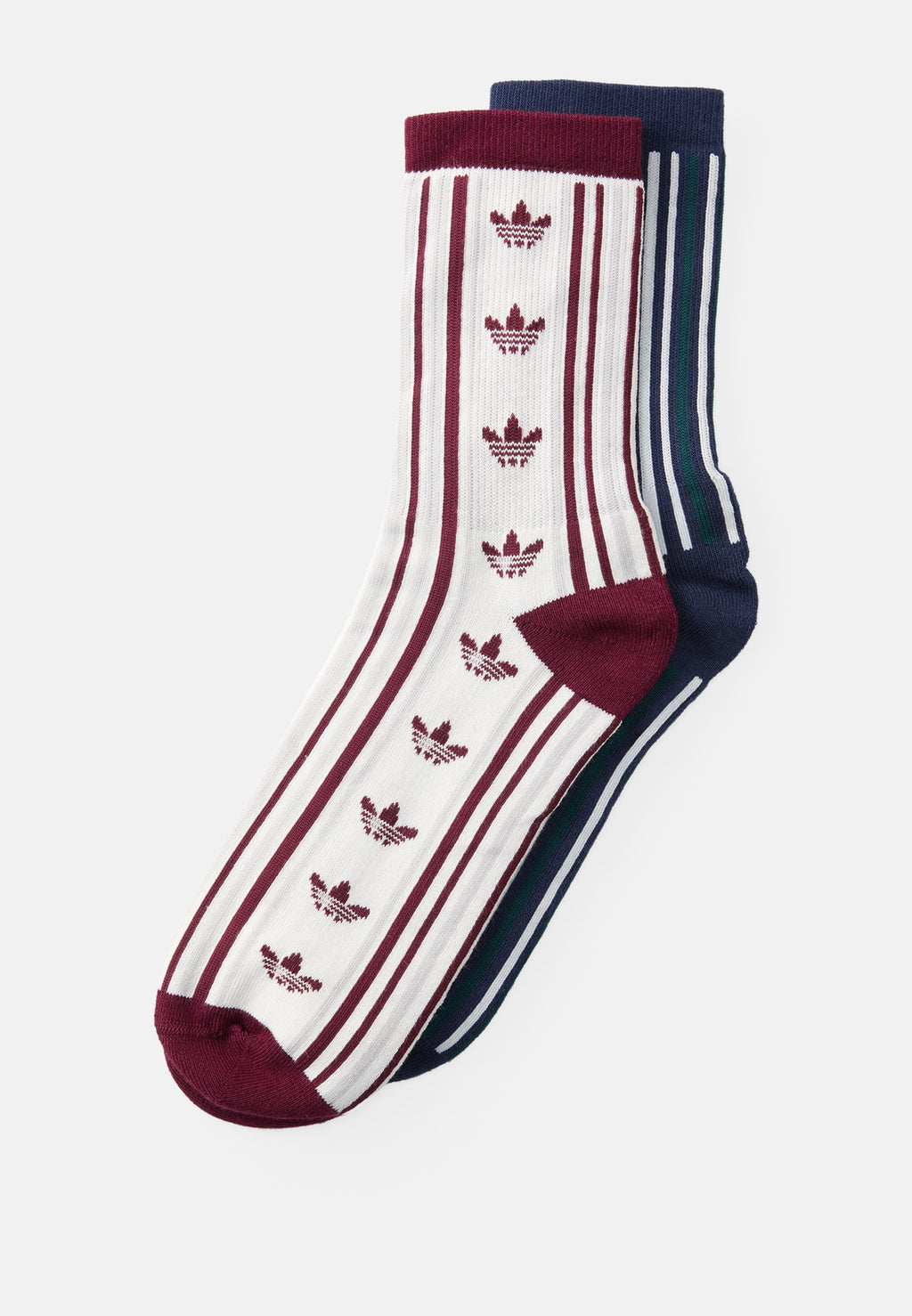 2 PACK - Socks - night indigo/burgundy/off white