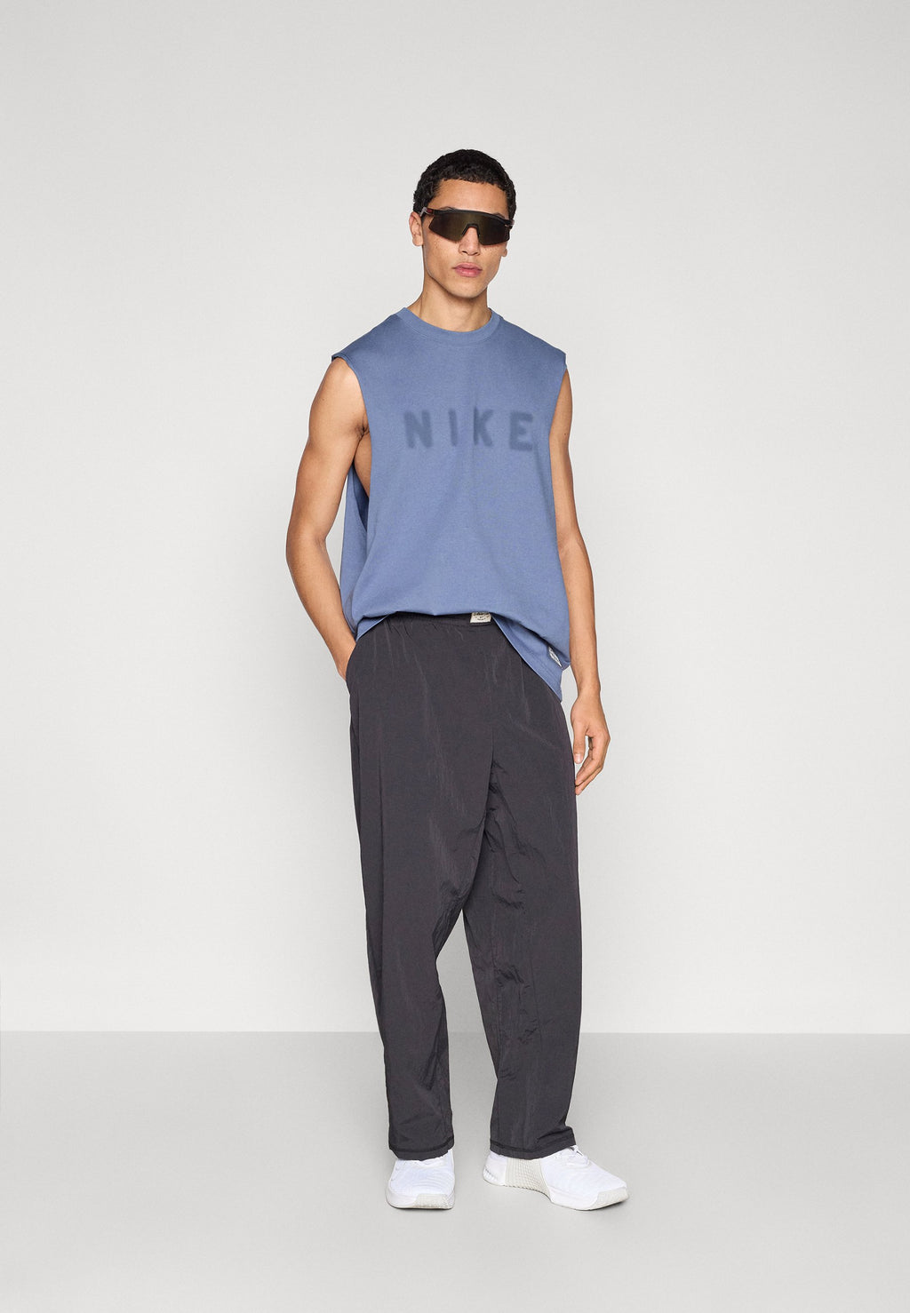 Tracksuit bottoms - black/pale ivory