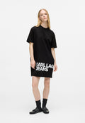 LOGO TEE - Day dress - black
