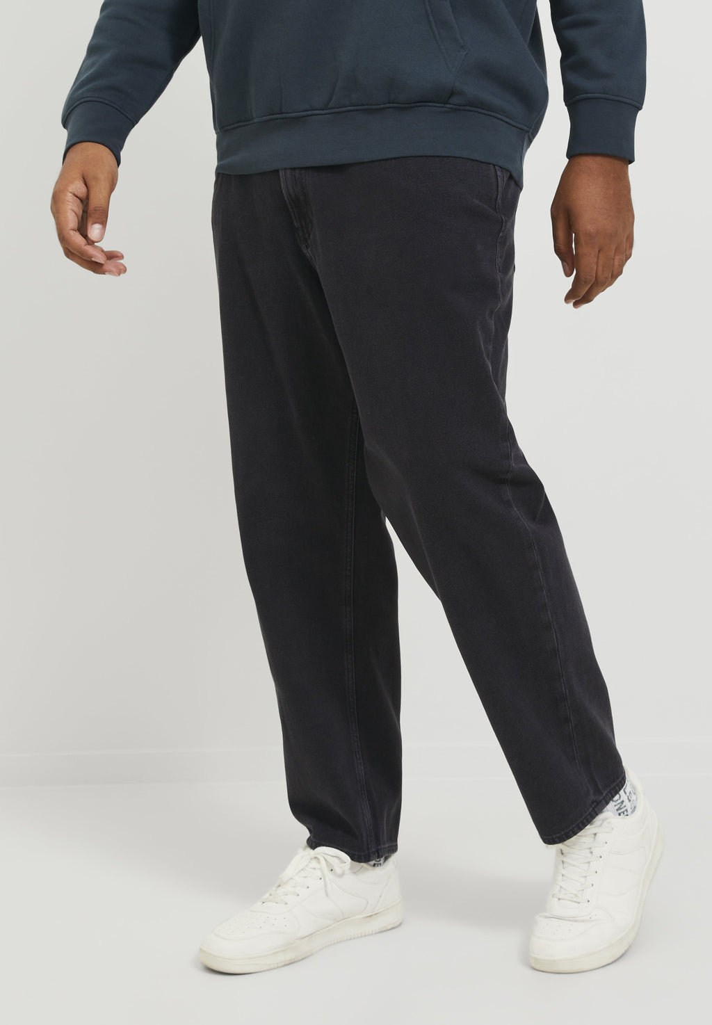 Relaxed Fit Plus Size JJICHRIS JJORIGNIAL AKM 912 NOOS PLS - Relaxed fit jeans - black denim