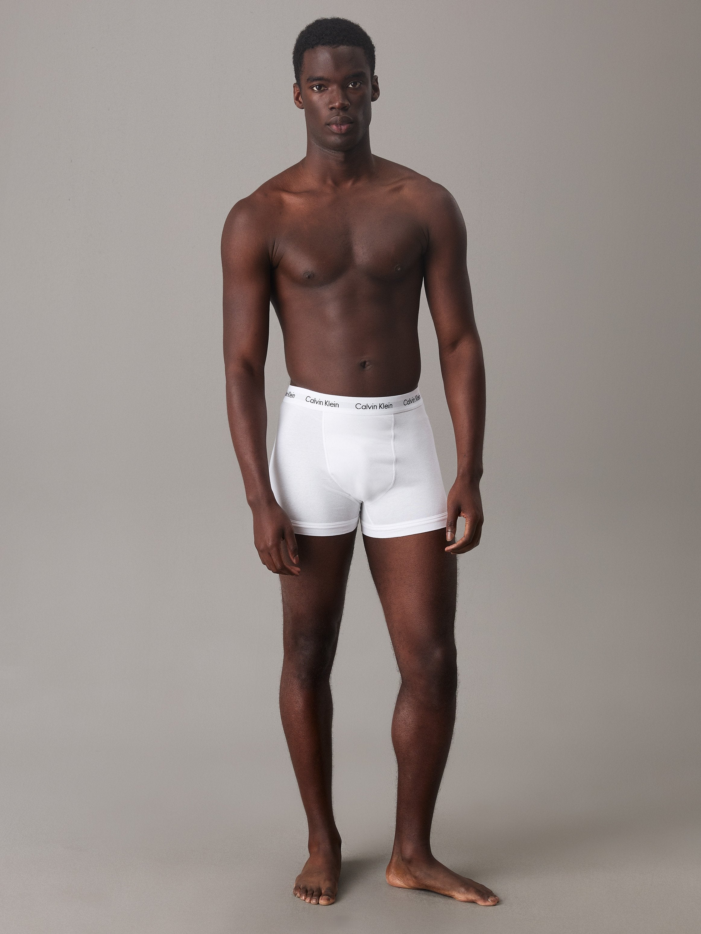 TRUNK COTTON STRETCH 3 PACK  - Trunks - white/red/blue