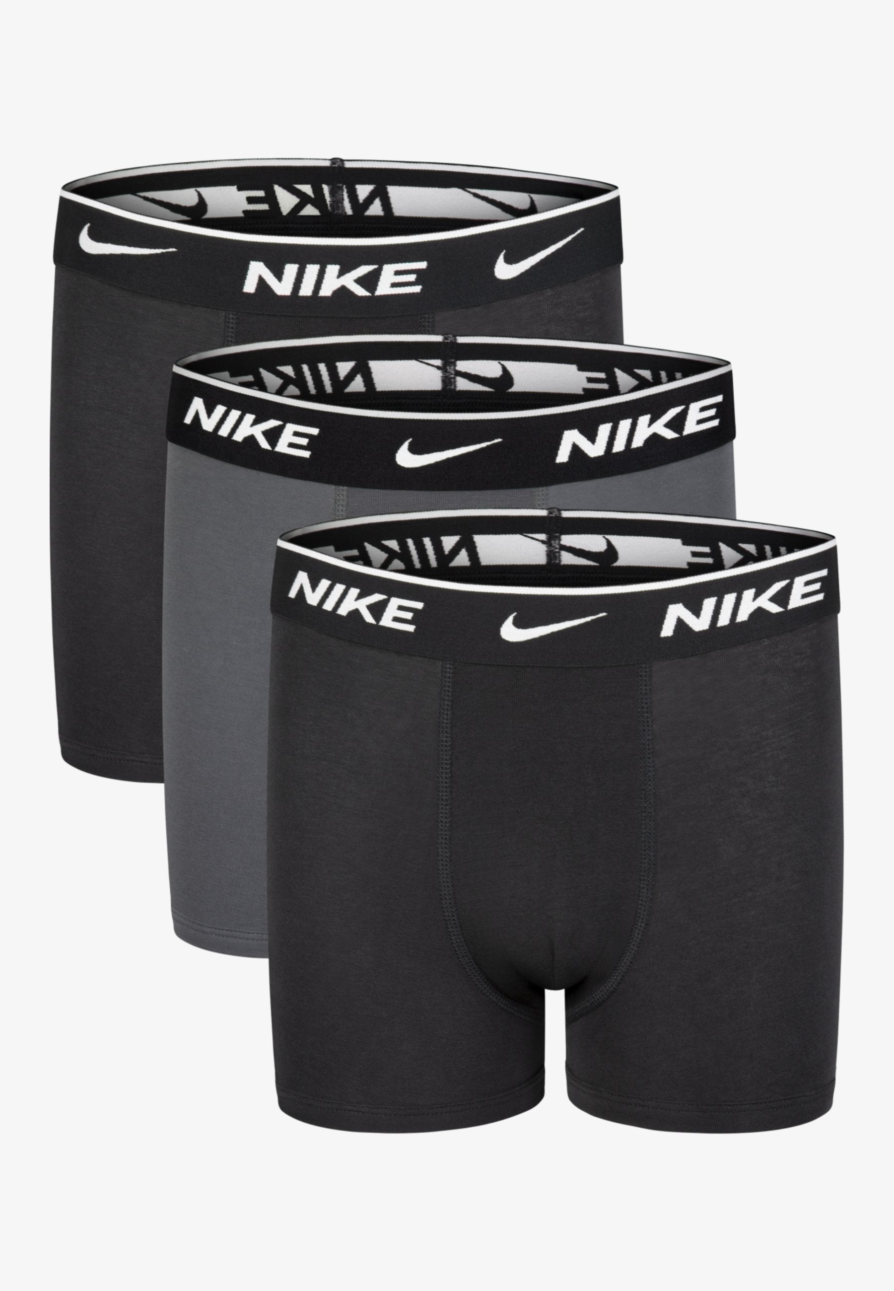 ESSENTIAL BRIEF 3 PACK - Boxer briefs - black/dark grey