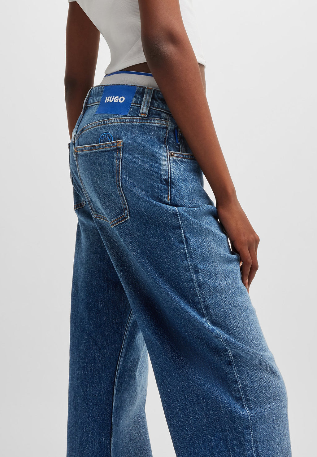 ELYAH - Straight leg jeans - medium blue