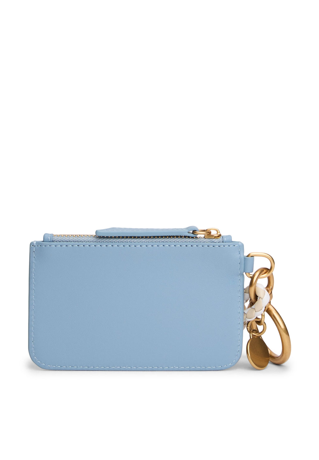 MULTI CHARM LEATHER KEYRING PURSE - Keyring - light blue
