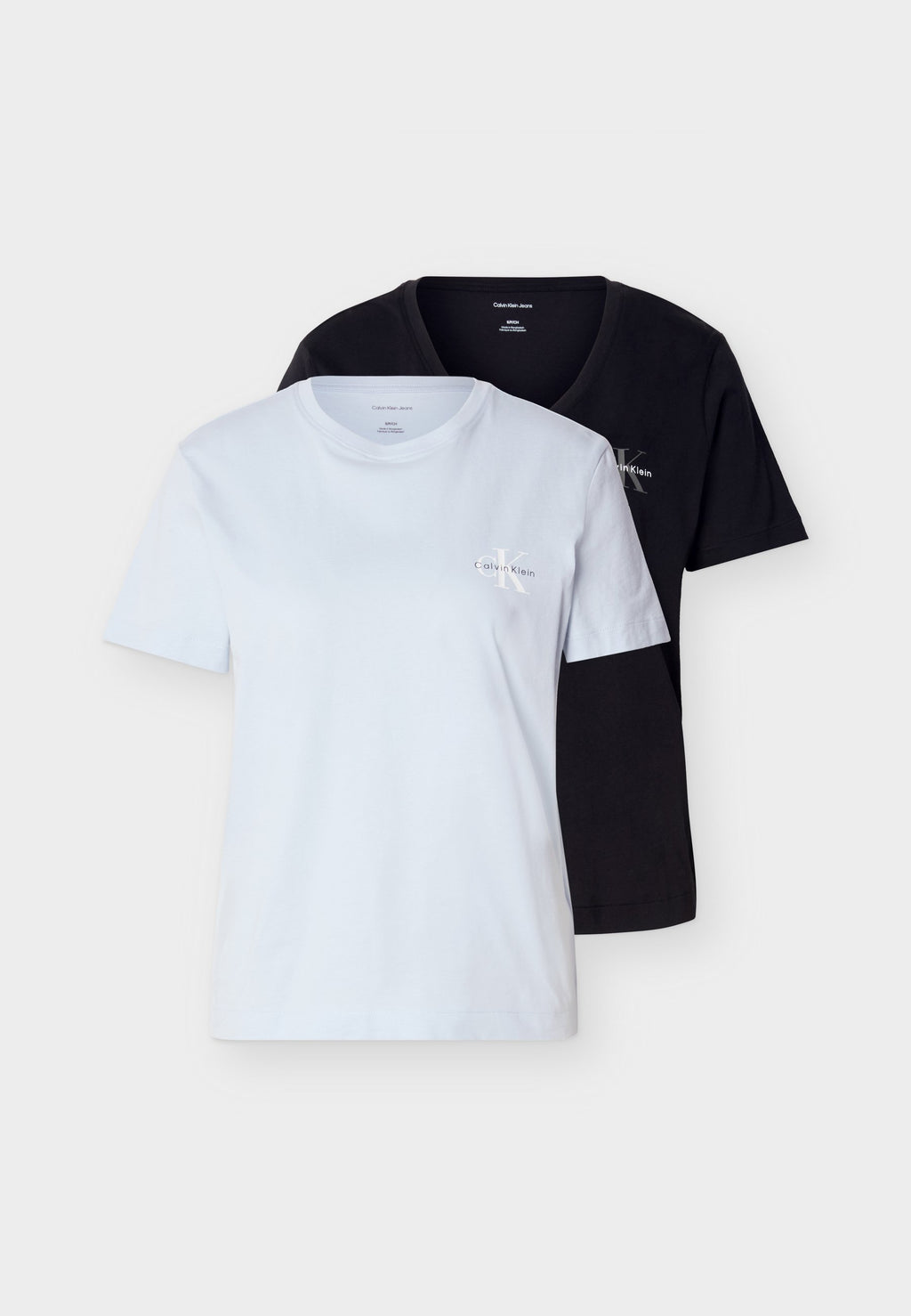 MONOLOGO TEE 2 PACK - Basic T-shirt - plein air/black