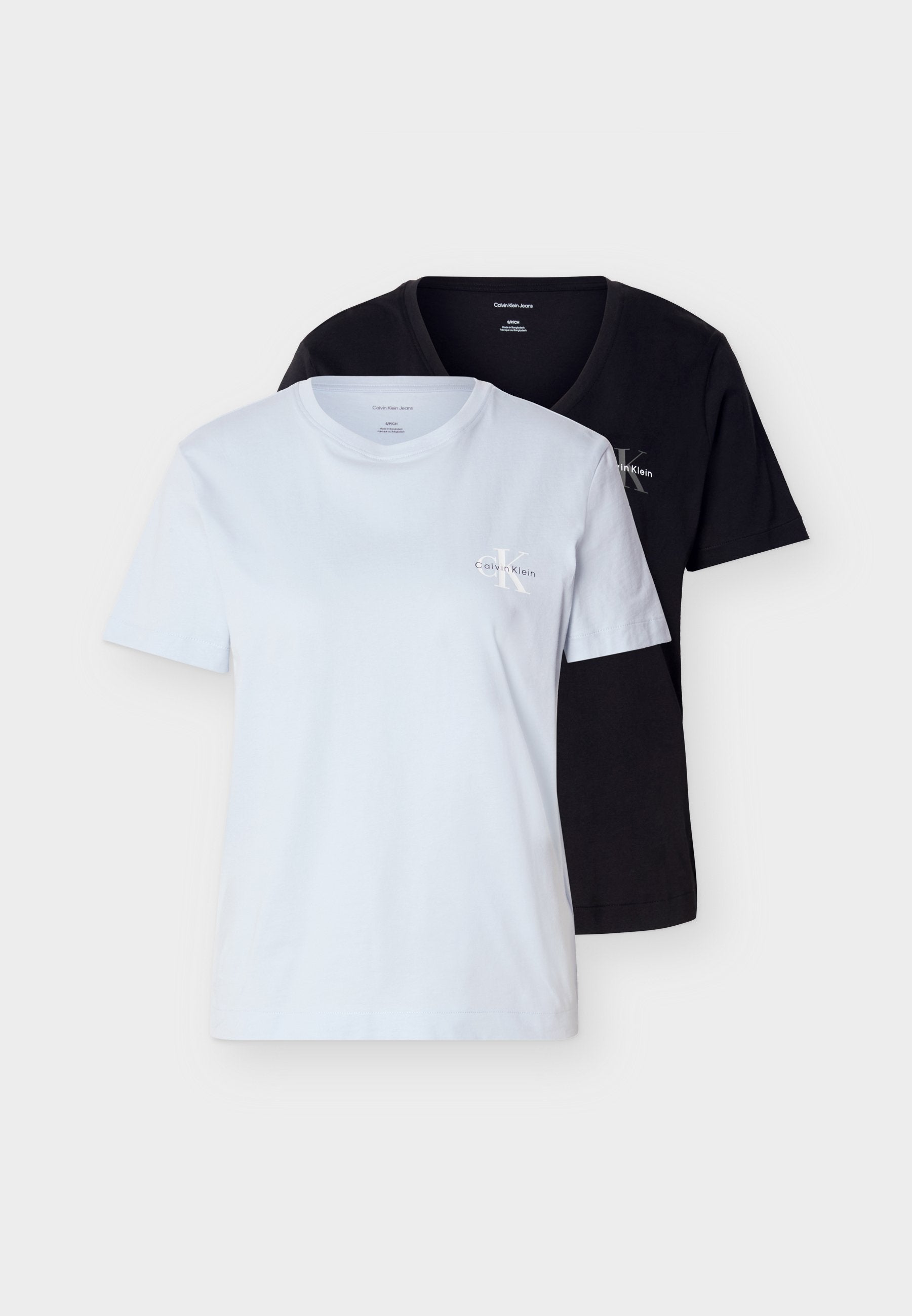 MONOLOGO TEE 2 PACK - Basic T-shirt - plein air/black