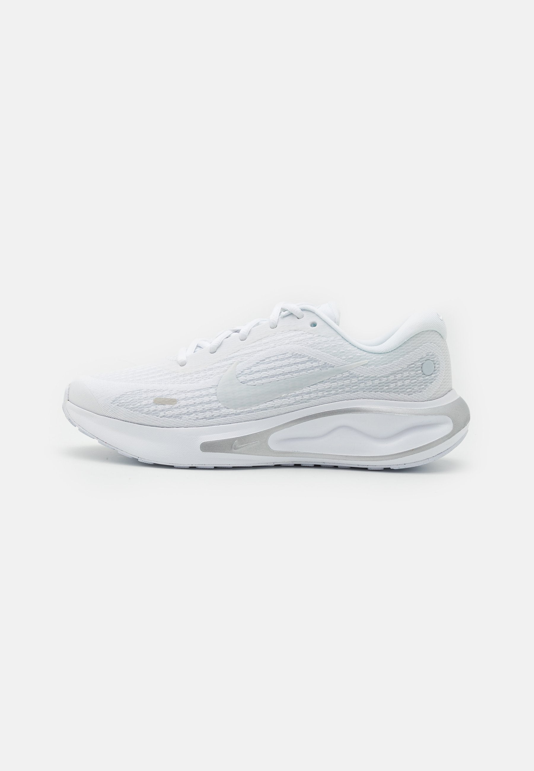 JOURNEY RUN - Road running shoes - white/pure platinum/metallic silver