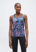 LONDON EDITION ATHLETICS PRINTED TANK - Top - pink heat