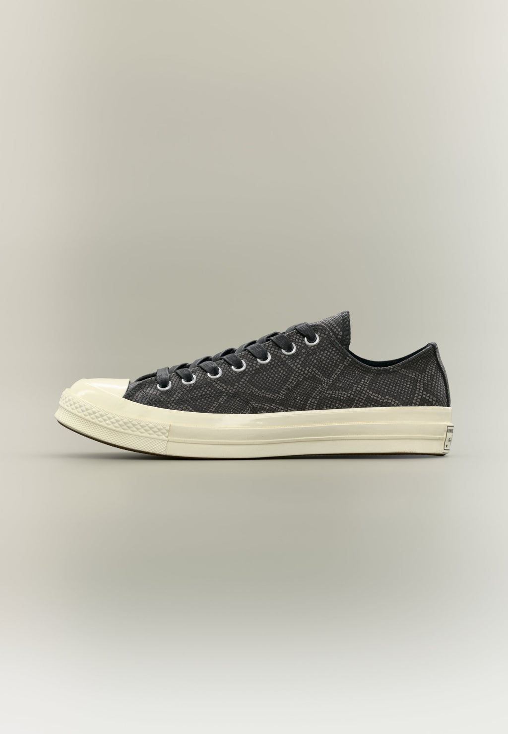 CHUCK 70 SNAKESKIN PRINT UNISEX - Baskets basses - black/egret