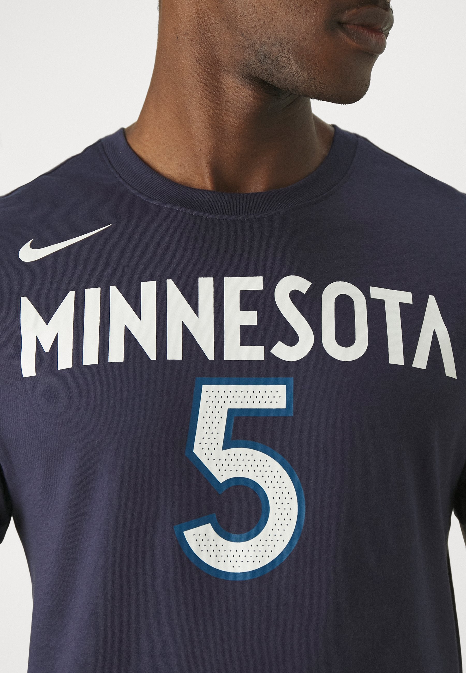 NBA MINNESOTA TIMBERWOLVES TEE ANTHONY EDWARDS - Club wear - college navy