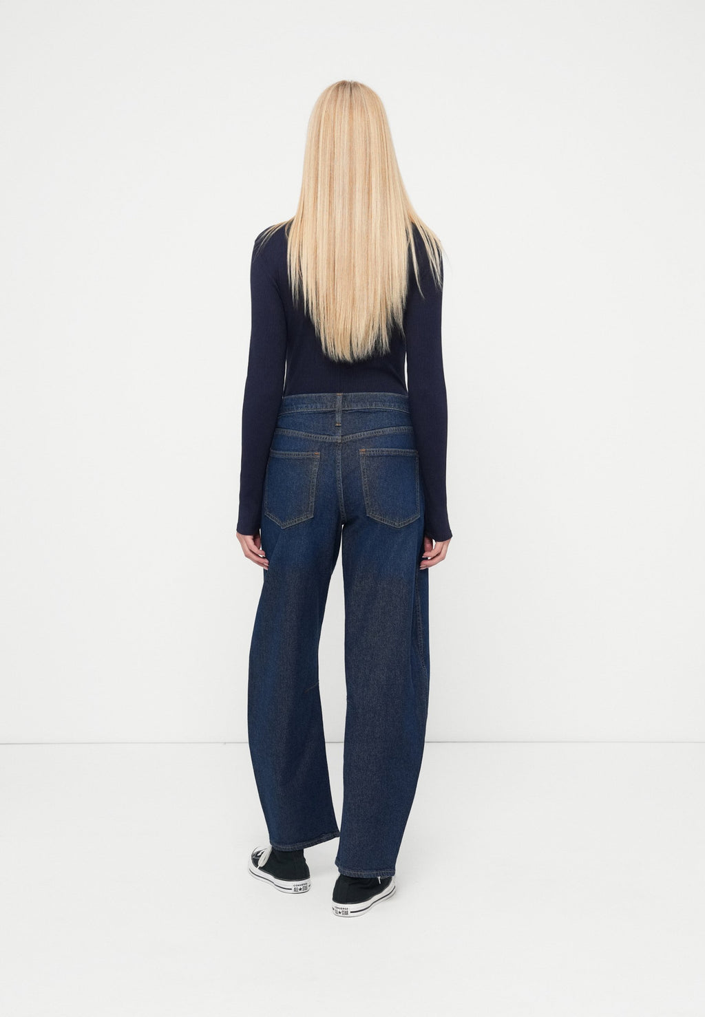 Straight leg jeans - dark-blue denim