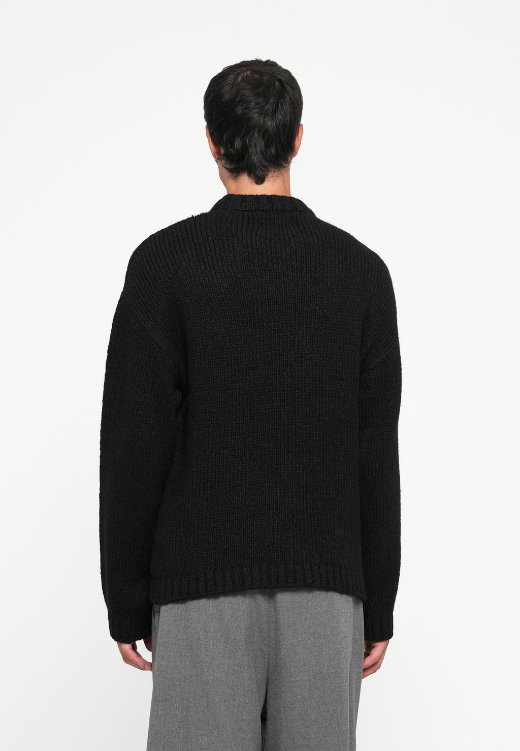 Knitted Knitted - Jumper - black