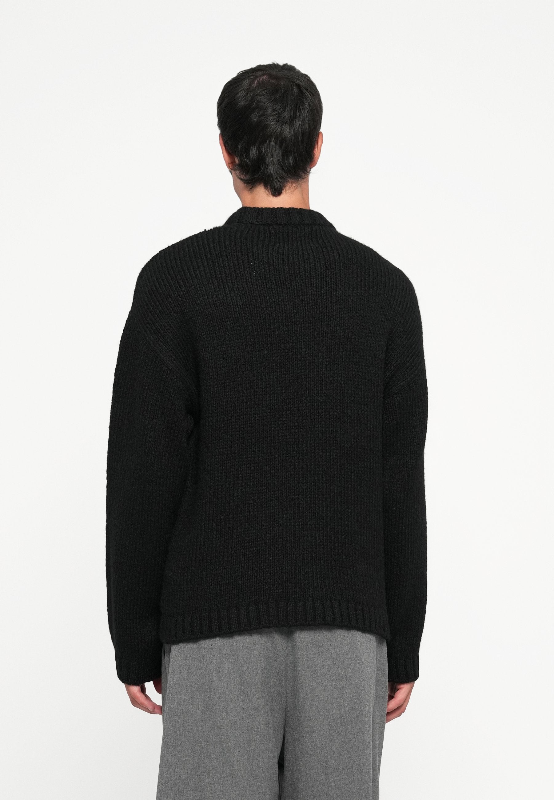 Knitted Knitted - Jumper - black