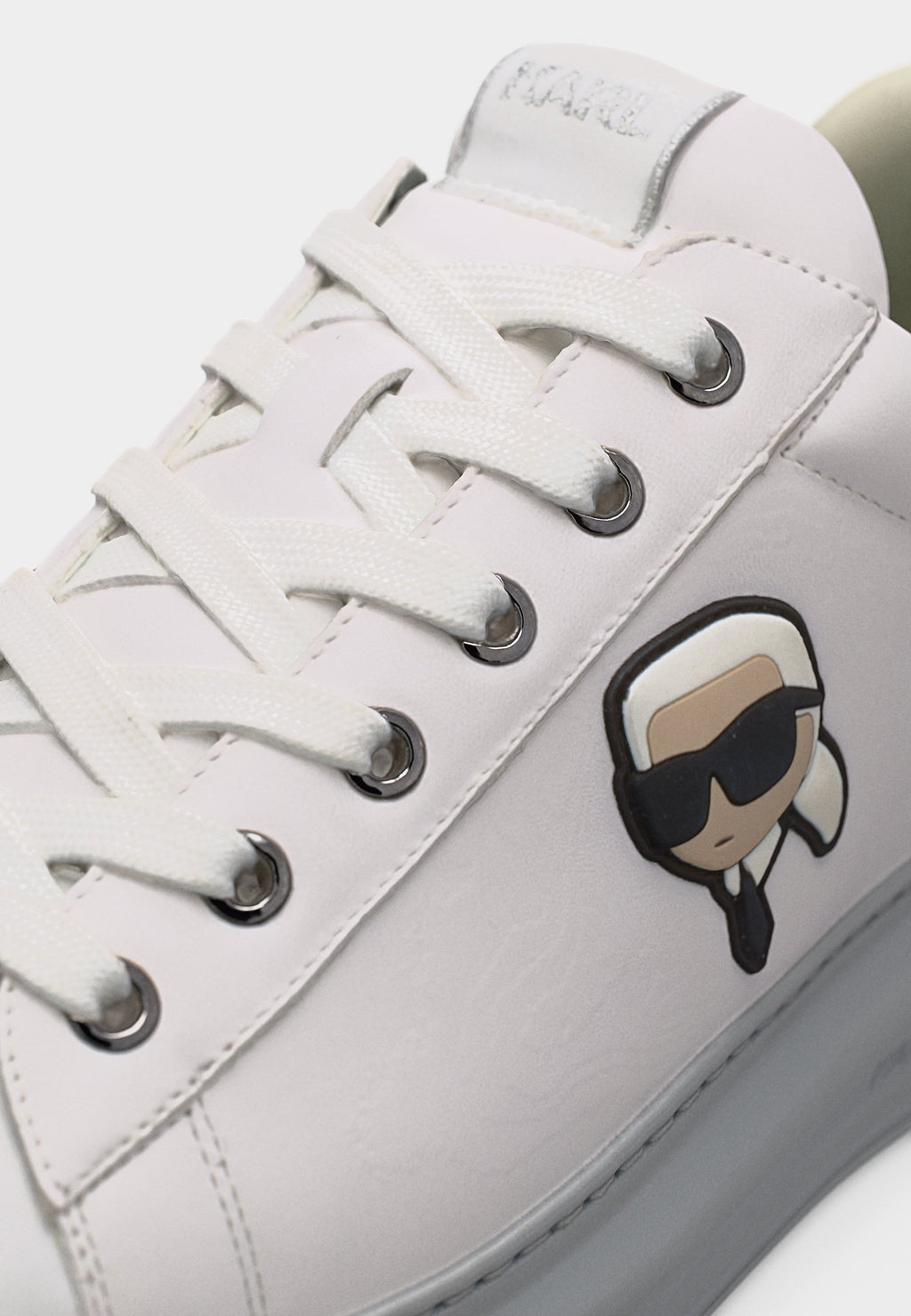 KAPRI MENS LACE - Trainers - white/silver-coloured
