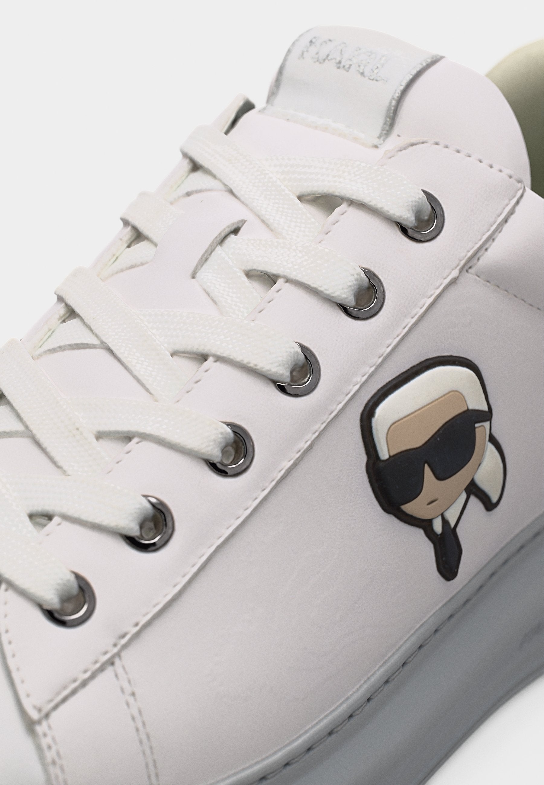 KAPRI MENS LACE - Trainers - white/silver-coloured