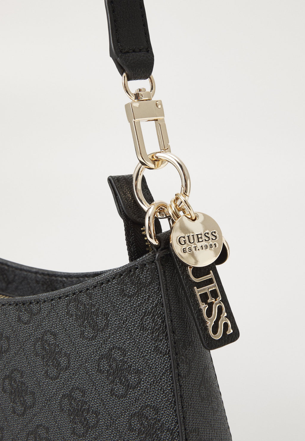 NOELLE TOP ZIP - Handbag - coal