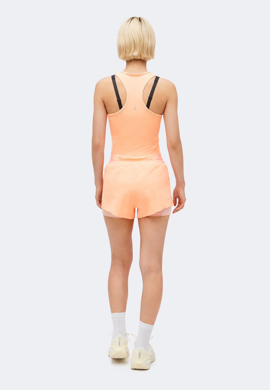 SWIFT - 2-in-1 shorts - orange pulse/arctic orange